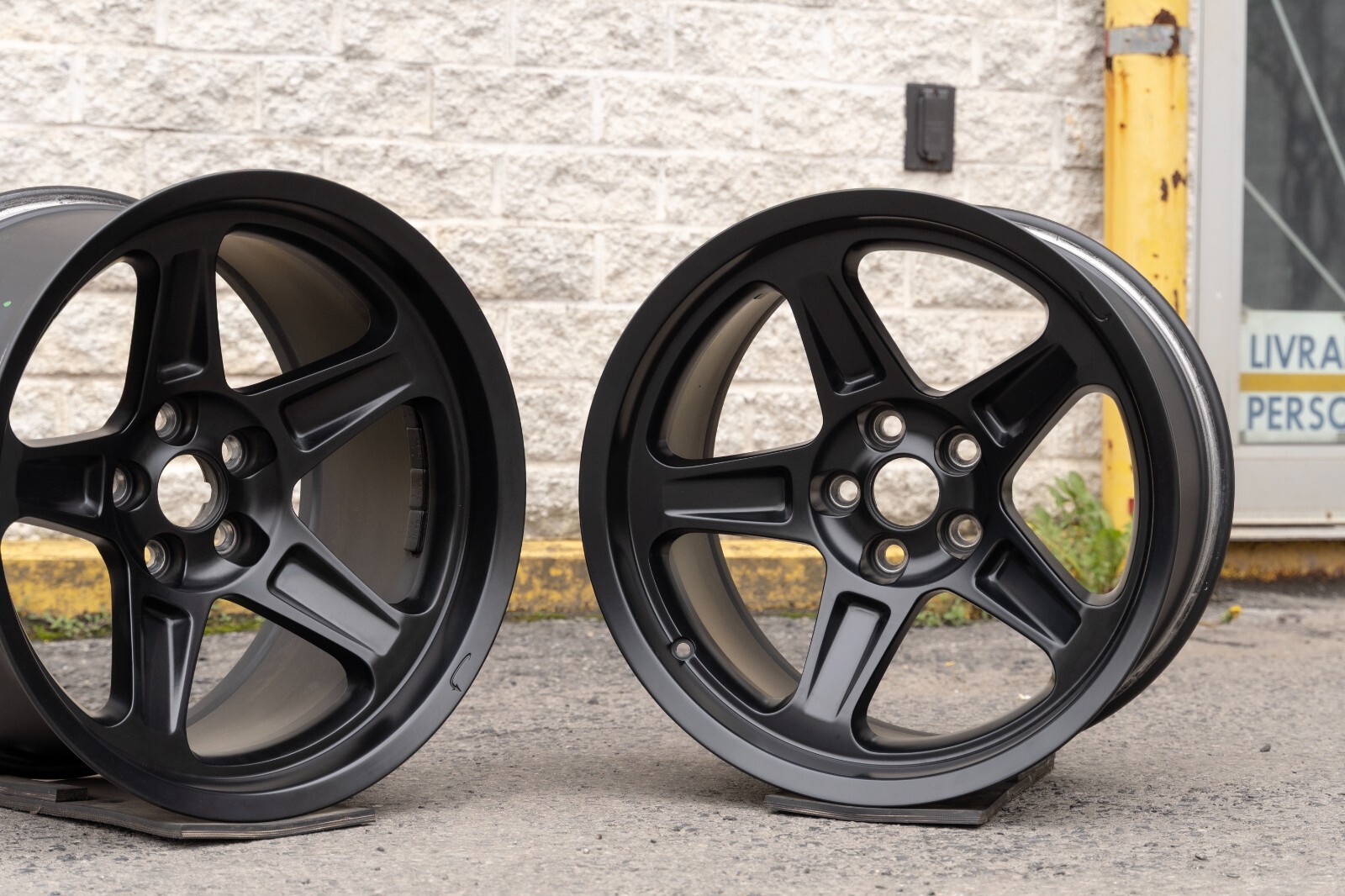 Dodge Challenger Demon 18" inch rim OEM 2018 Genuine Original Forged wheel PAIR – Image 3
