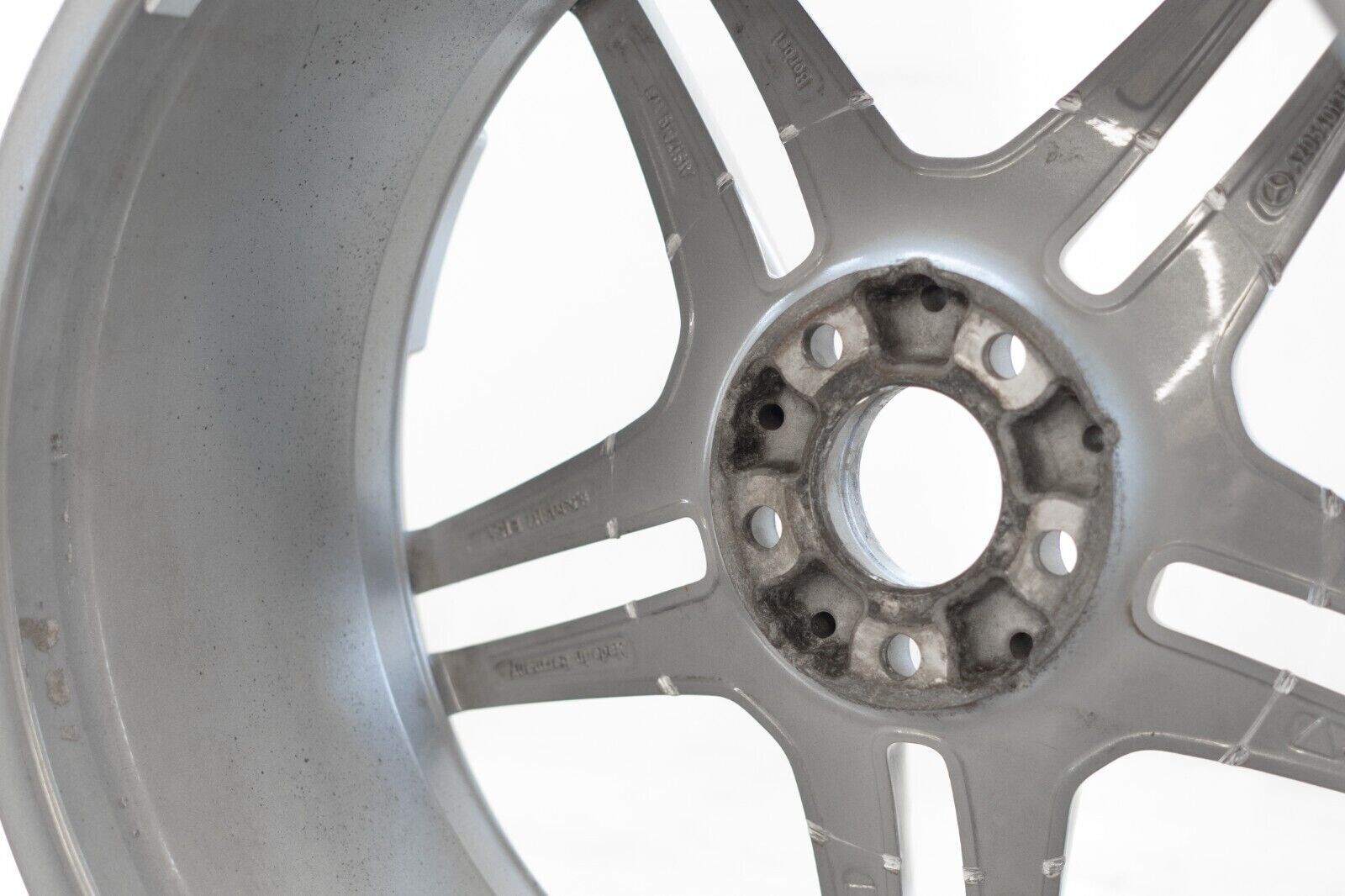 Mercedes C63 C63S AMG 19" inch REAR rim OEM 2015 2016 2017 2018 2019 wheel - Image 11