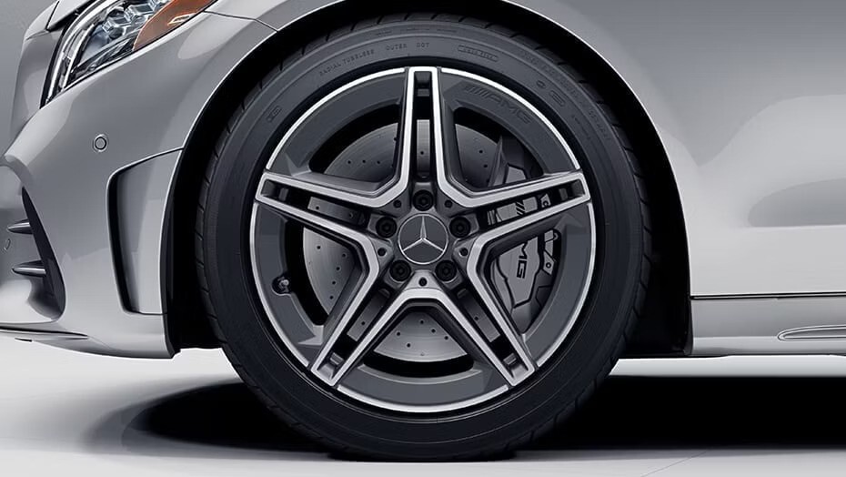 Mercedes Center cap OEM Himalayas Grey Star emblem Wheel rim GENUINE – Image 8