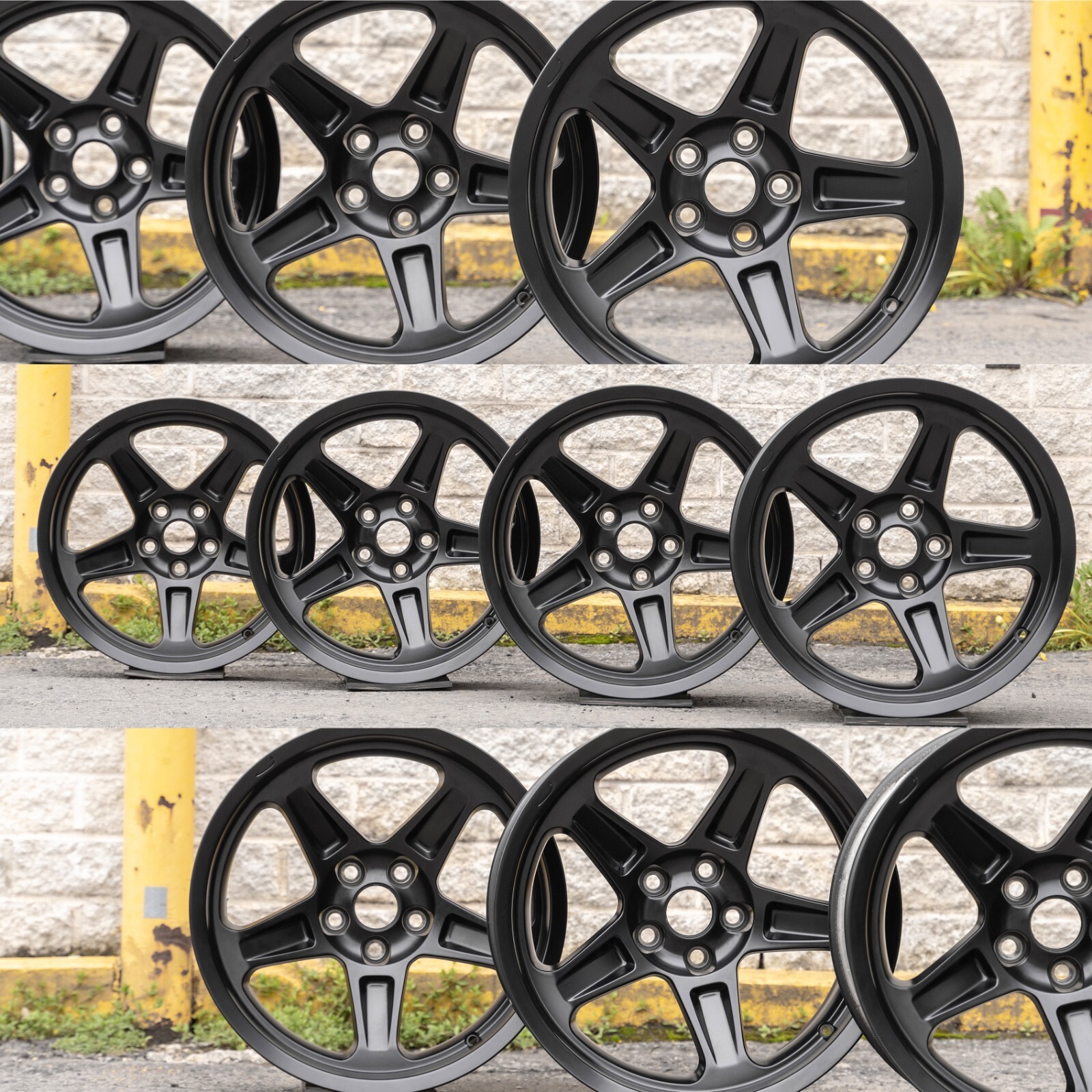Dodge Challenger Demon 18" inch rim OEM 2018 Genuine Original Forged wheel SET – Image 4
