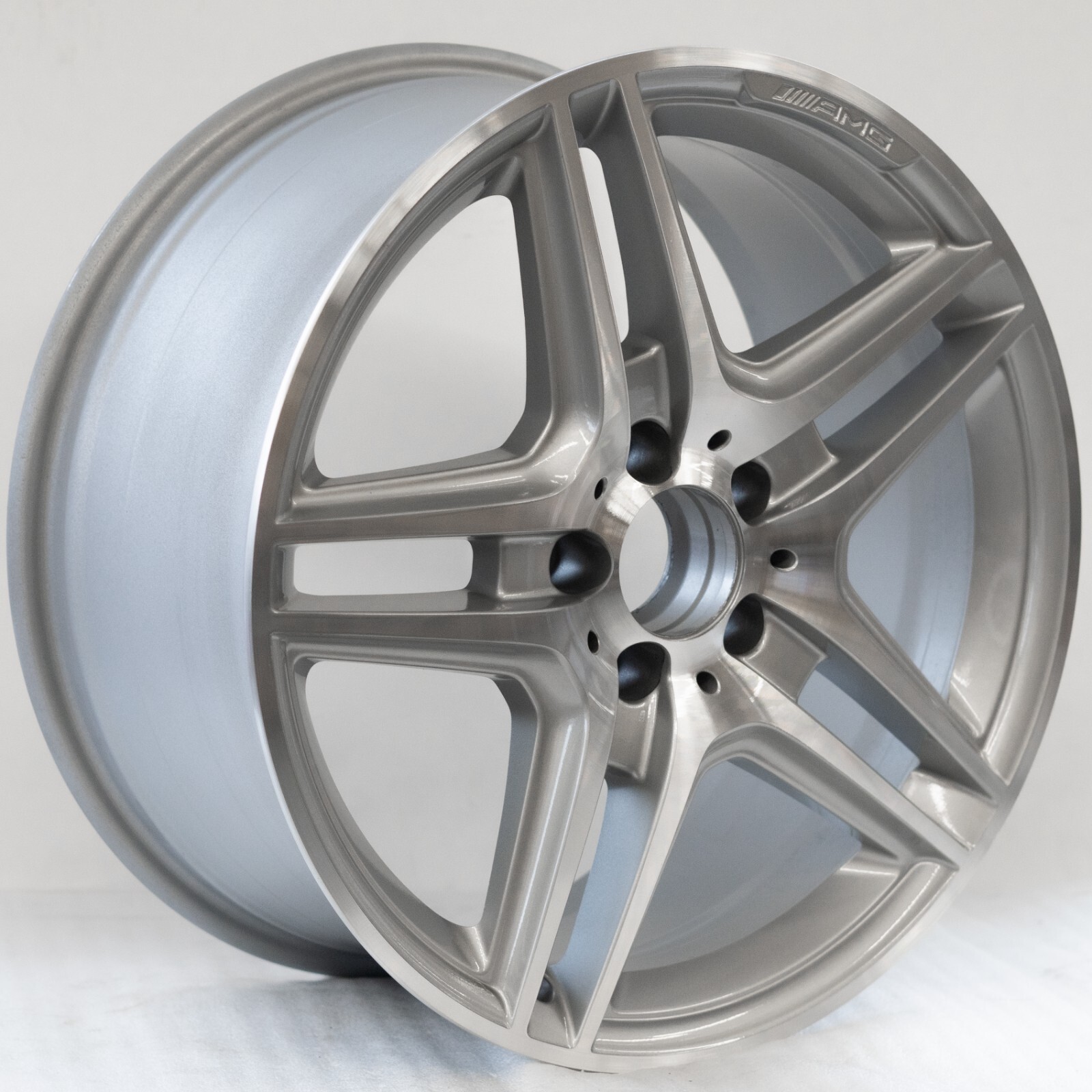 Mercedes C300 C350 18" inch REAR rim OEM 2008 2009 2010 2011 2012-2015 AMG wheel - Image 9