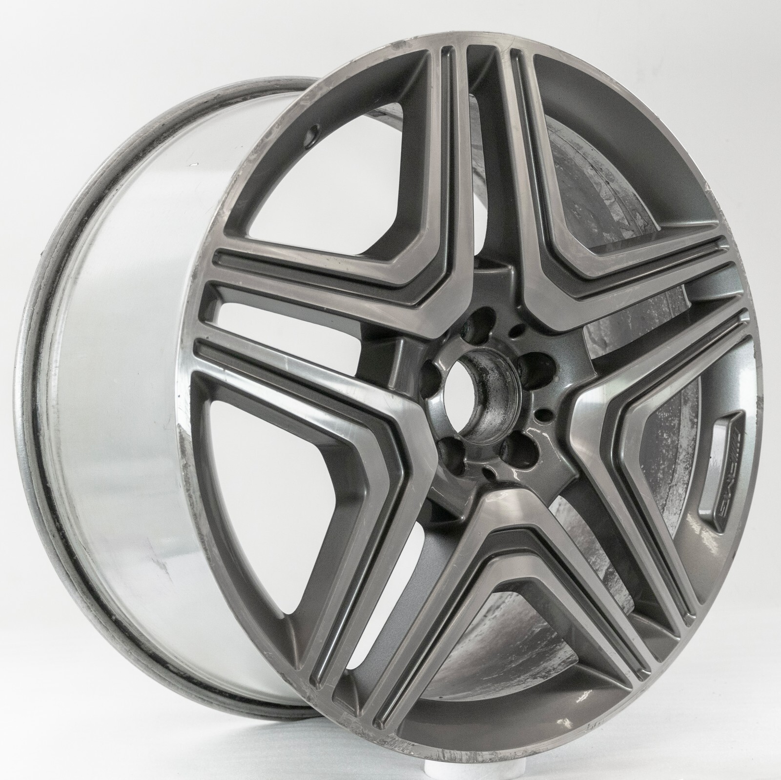 Mercedes ML63 AMG 21" inch rim OEM 2012 2013 2014 2015 Genuine Factory Wheel - Image 20