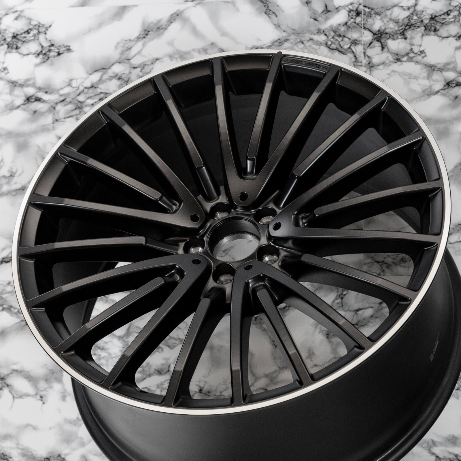 Mercedes GLC63 GLC63s 21" inch Rim Staggered 2016-2023 Genuine AMG Wheel Set – Image 8
