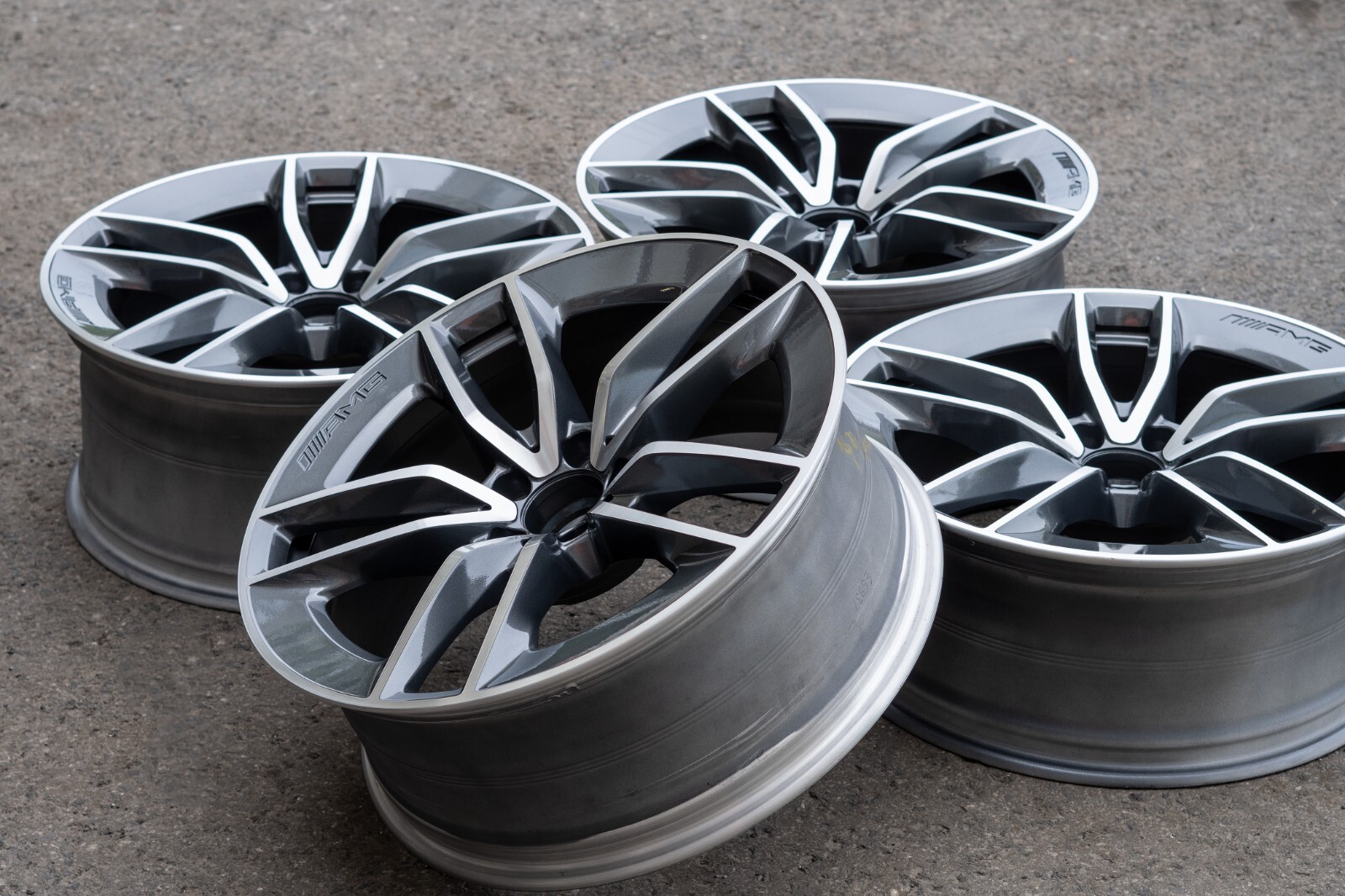 Mercedes E400 E450 E43 E53 AMG 20" inch rim OEM 2017-2023 Original wheel SET – Image 4