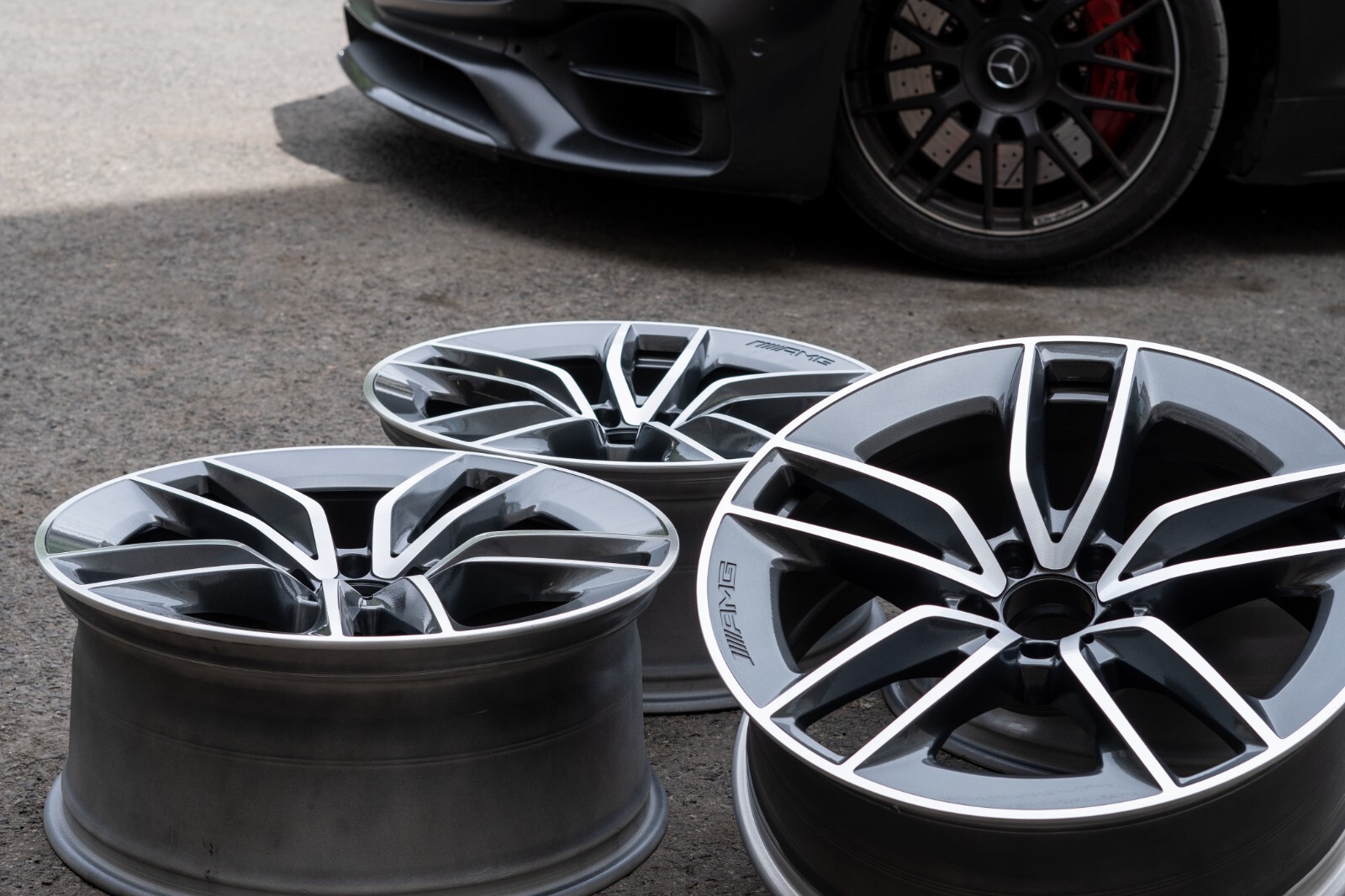 Mercedes E400 E450 E43 E53 AMG 20" inch rim OEM 2017-2023 Original wheel SET – Image 5