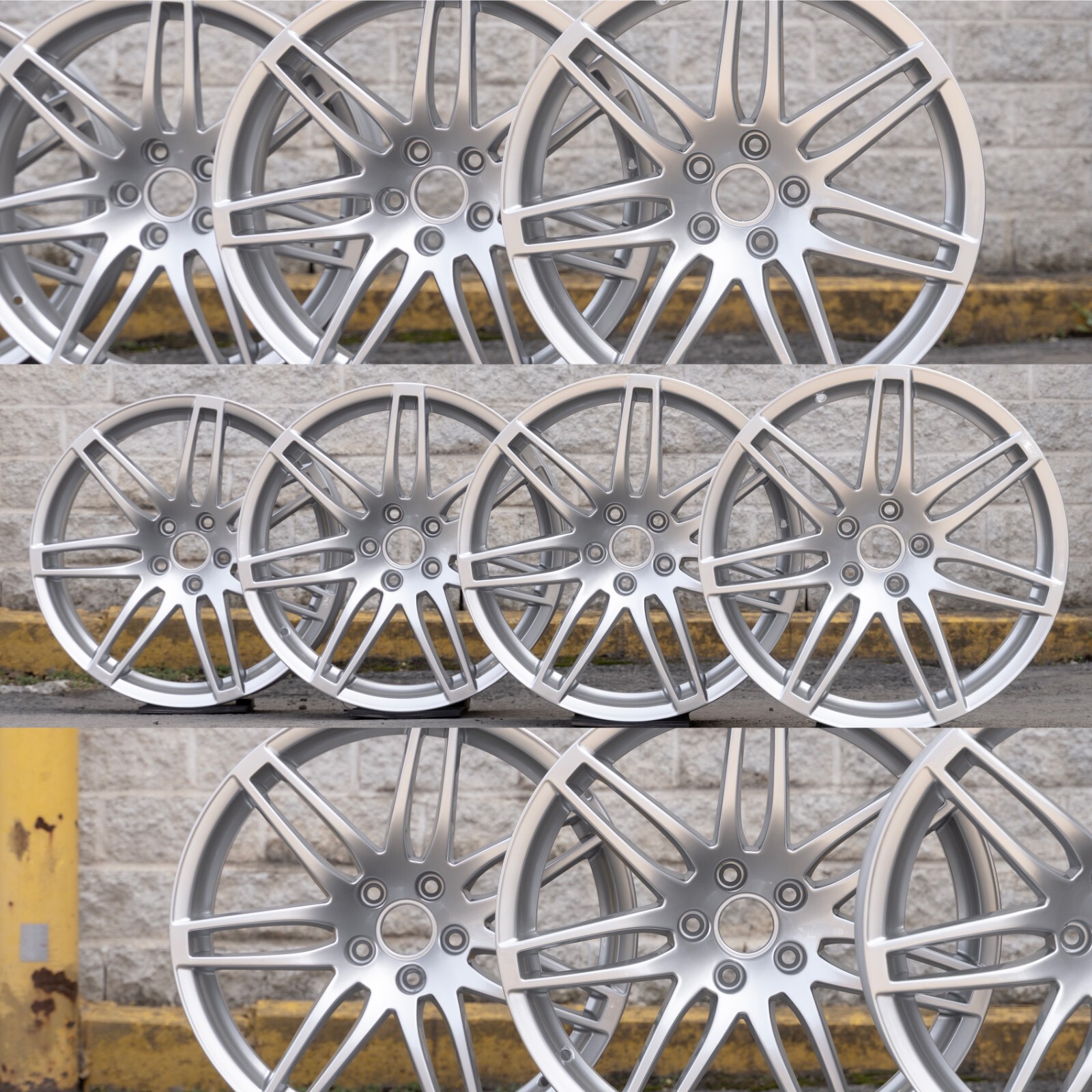 Audi RS4 19" inch rim OEM 2006 2007 2008 Genuine Original wheel SET of 4 - Image 4