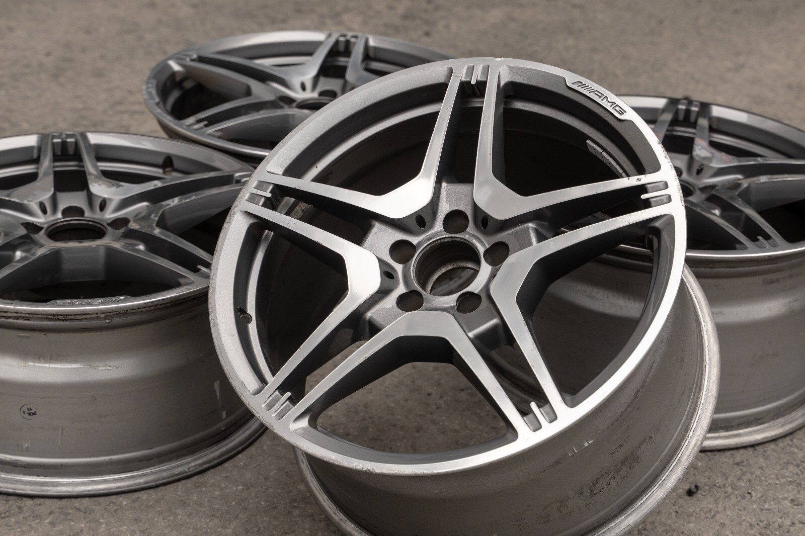 Mercedes E550 E63 CLS550 CLS63 AMG 19" inch rim OEM 2009-2016 Genuine wheel set - Image 13