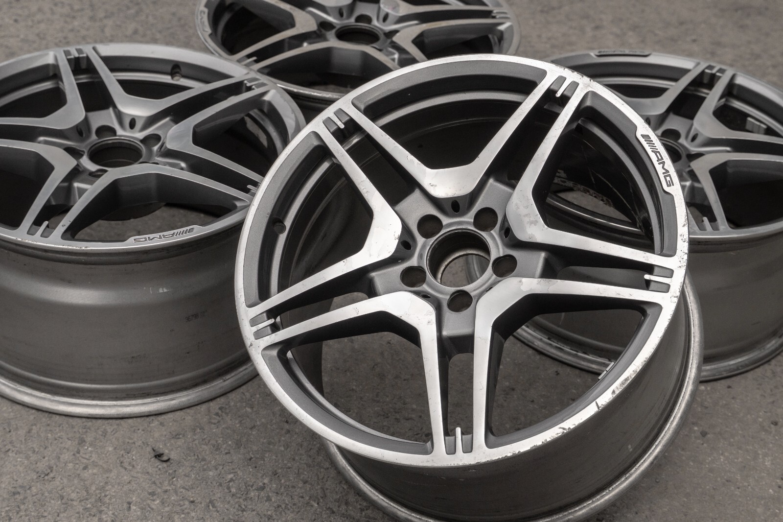 Mercedes E550 E63 CLS550 CLS63 AMG 19" inch rim OEM 2009-2016 Genuine wheel set - Image 17