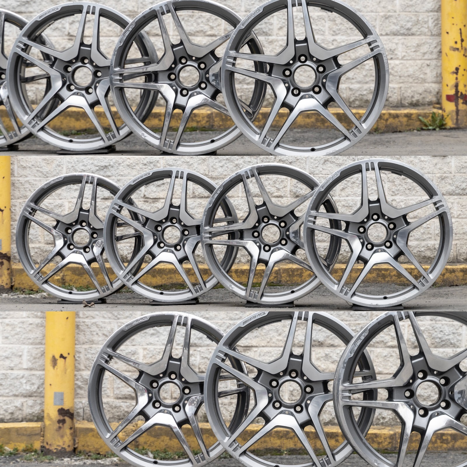 Mercedes E550 E63 CLS550 CLS63 AMG 19" inch rim OEM 2009-2016 Genuine wheel set - Image 21