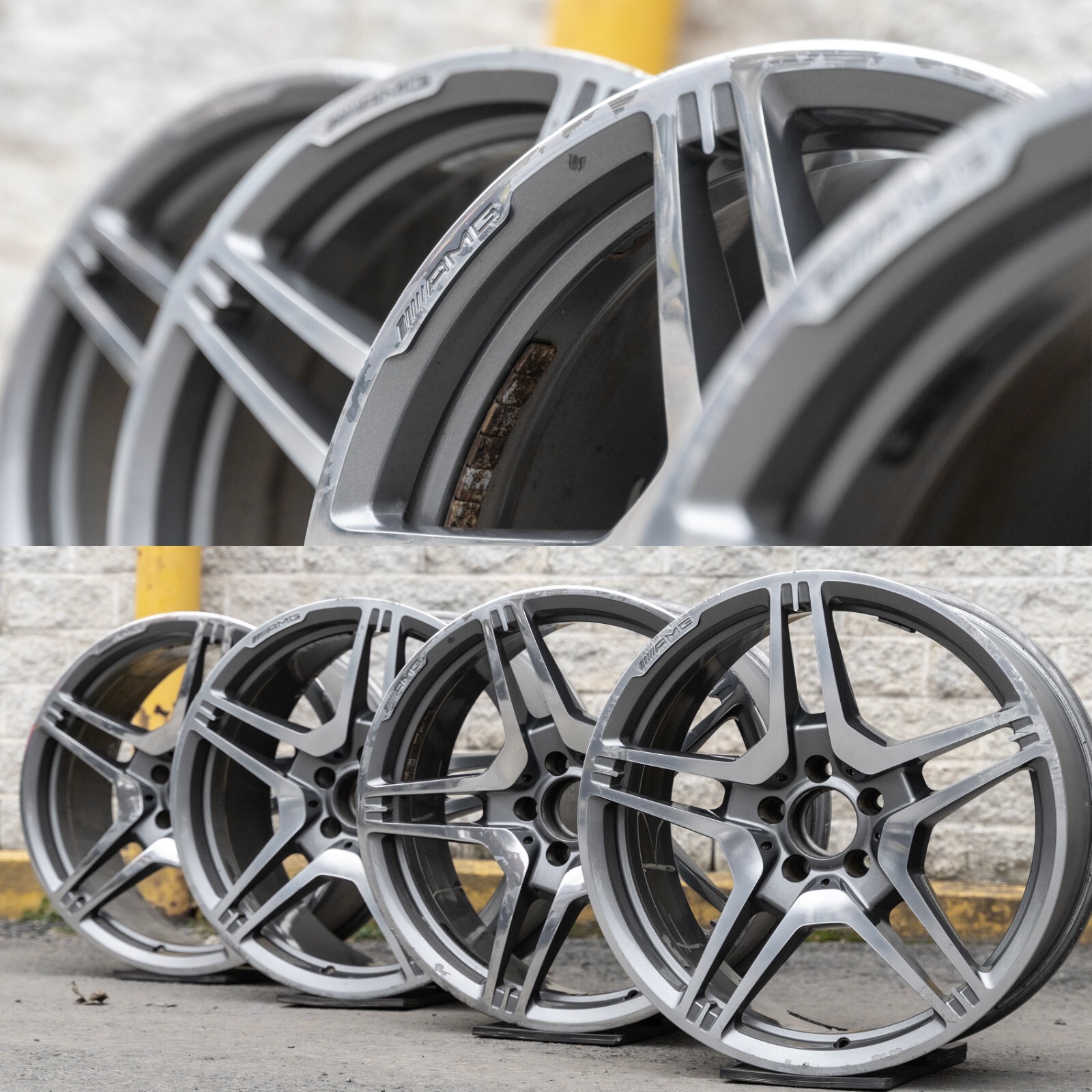 Mercedes E550 E63 CLS550 CLS63 AMG 19" inch rim OEM 2009-2016 Genuine wheel set - Image 22