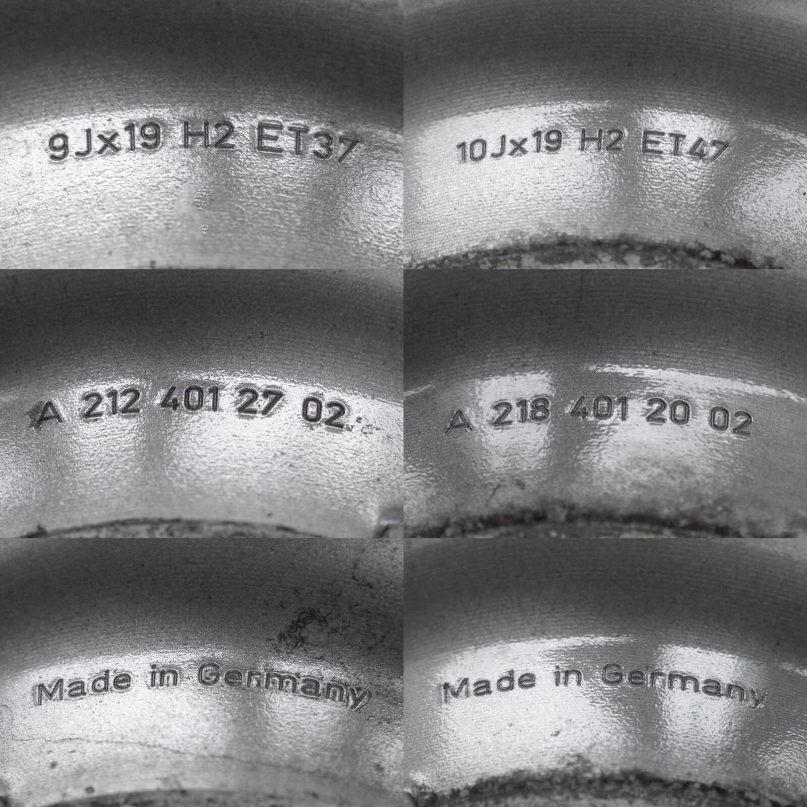 Mercedes E550 E63 CLS550 CLS63 AMG 19" inch rim OEM 2009-2016 Genuine wheel set - Image 23