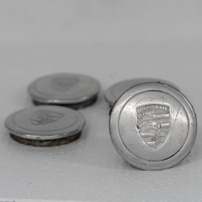 Porsche Carrera 911 944 Center Cap OEM 1970-1989 Polished Set of 4 91136103229
