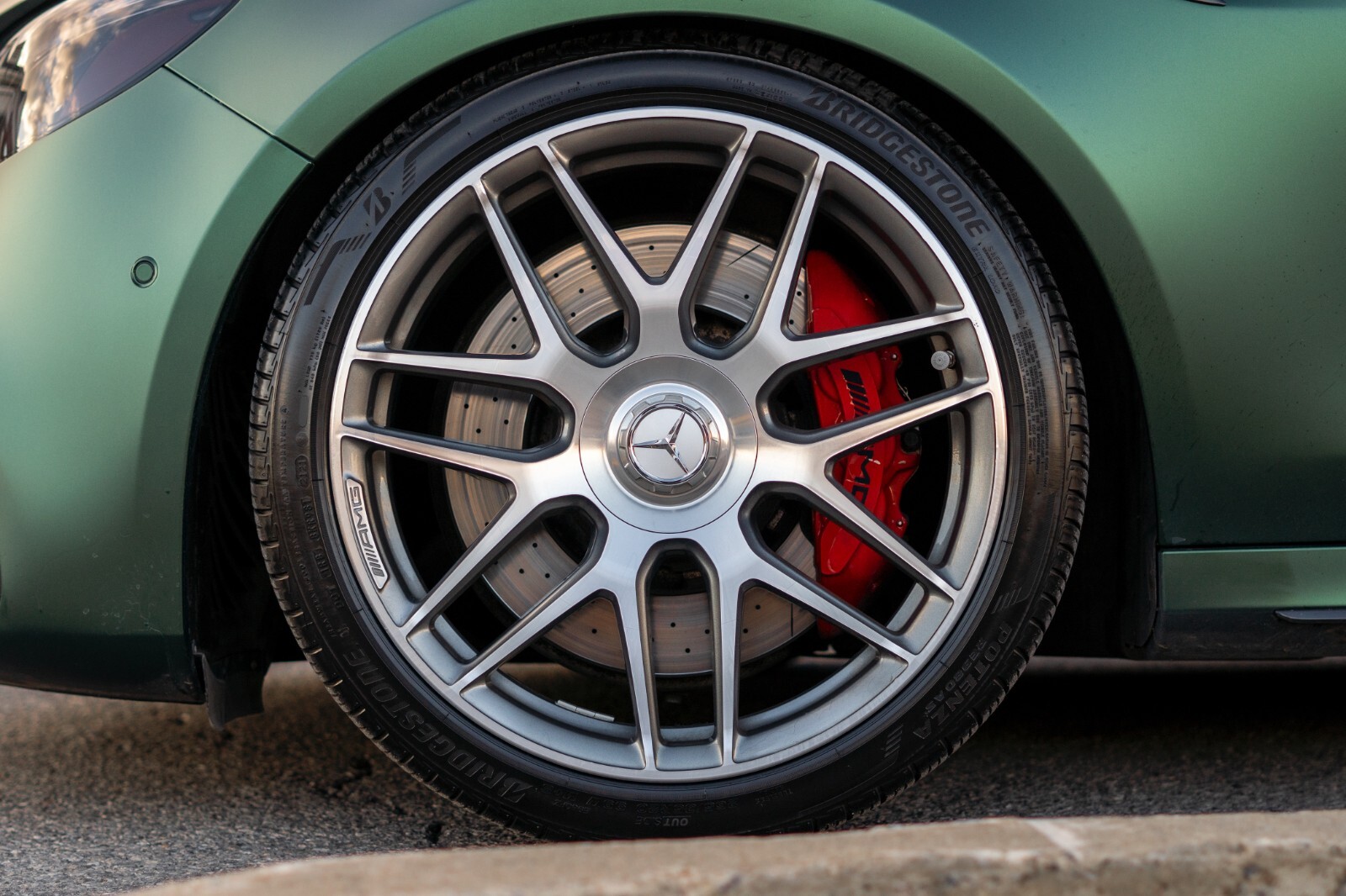 Mercedes E63 E63S AMG 20" Front rim OEM 2018 2019 2020 Original factory wheel - Image 17