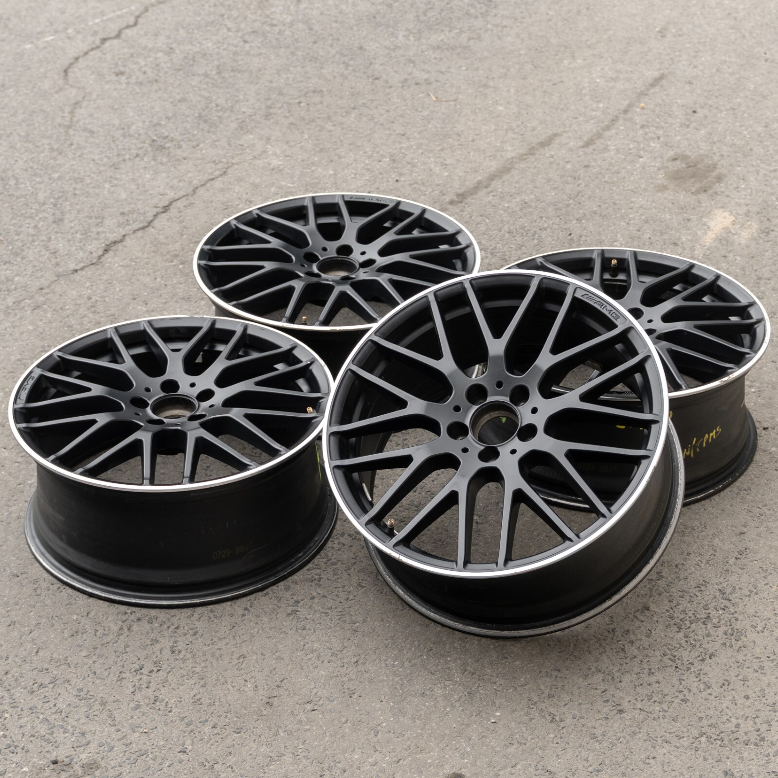 Mercedes A45 CLA45 AMG 19" inch rim OEM 2014-2018 Genuine Original wheel SET