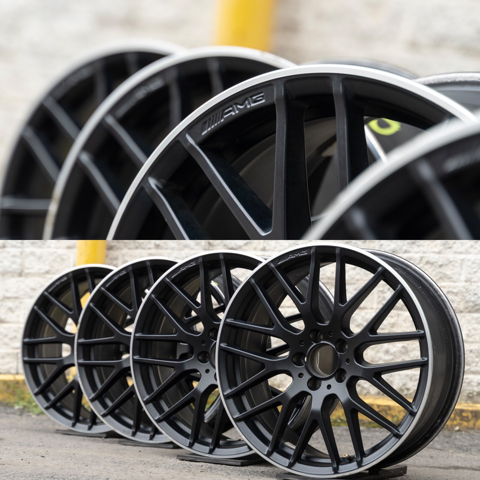 Mercedes A45 CLA45 AMG 19" inch rim OEM 2014-2018 Genuine Original wheel SET - Image 5