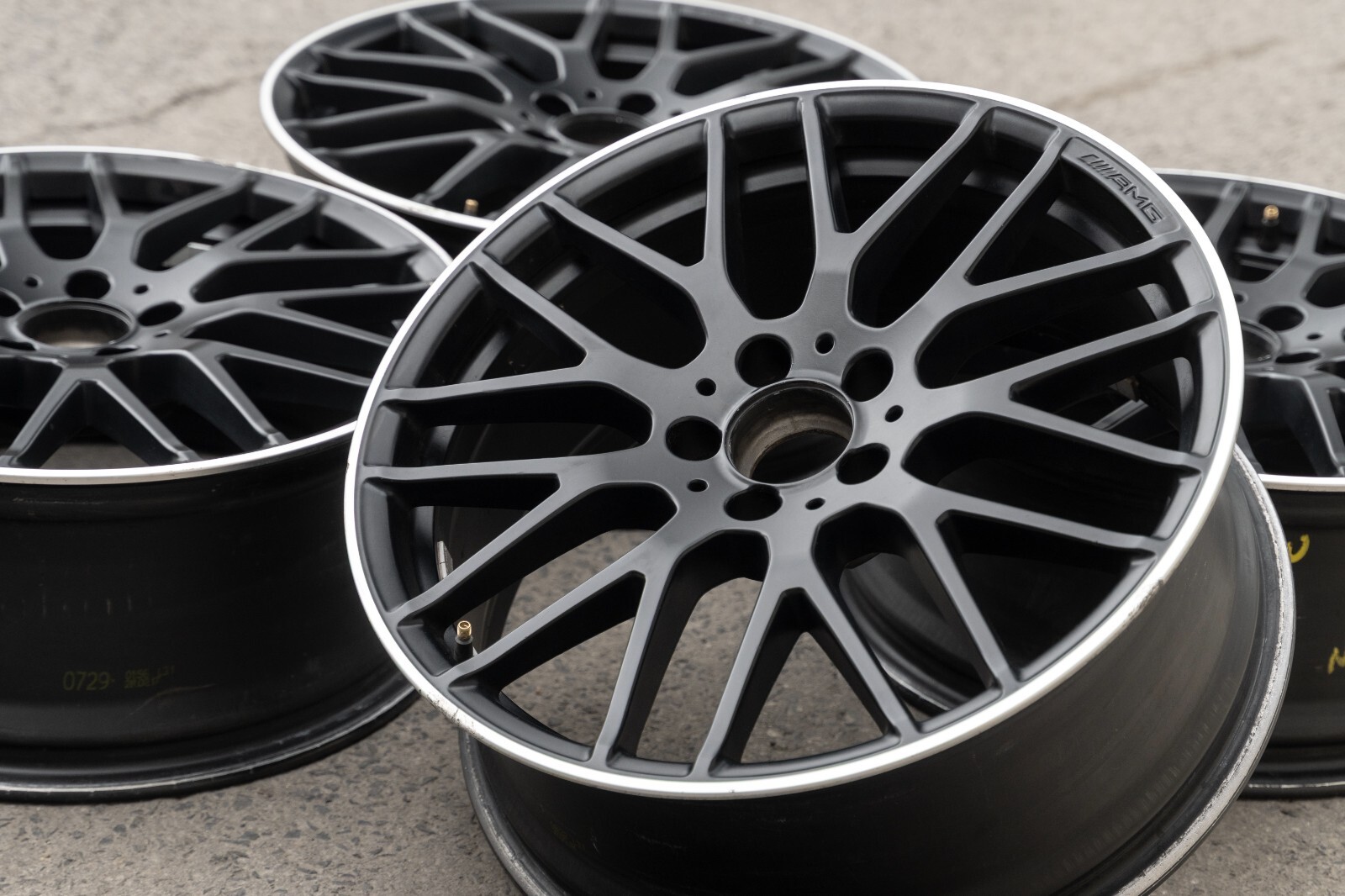 Mercedes A45 CLA45 AMG 19" inch rim OEM 2014-2018 Genuine Original wheel SET - Image 7