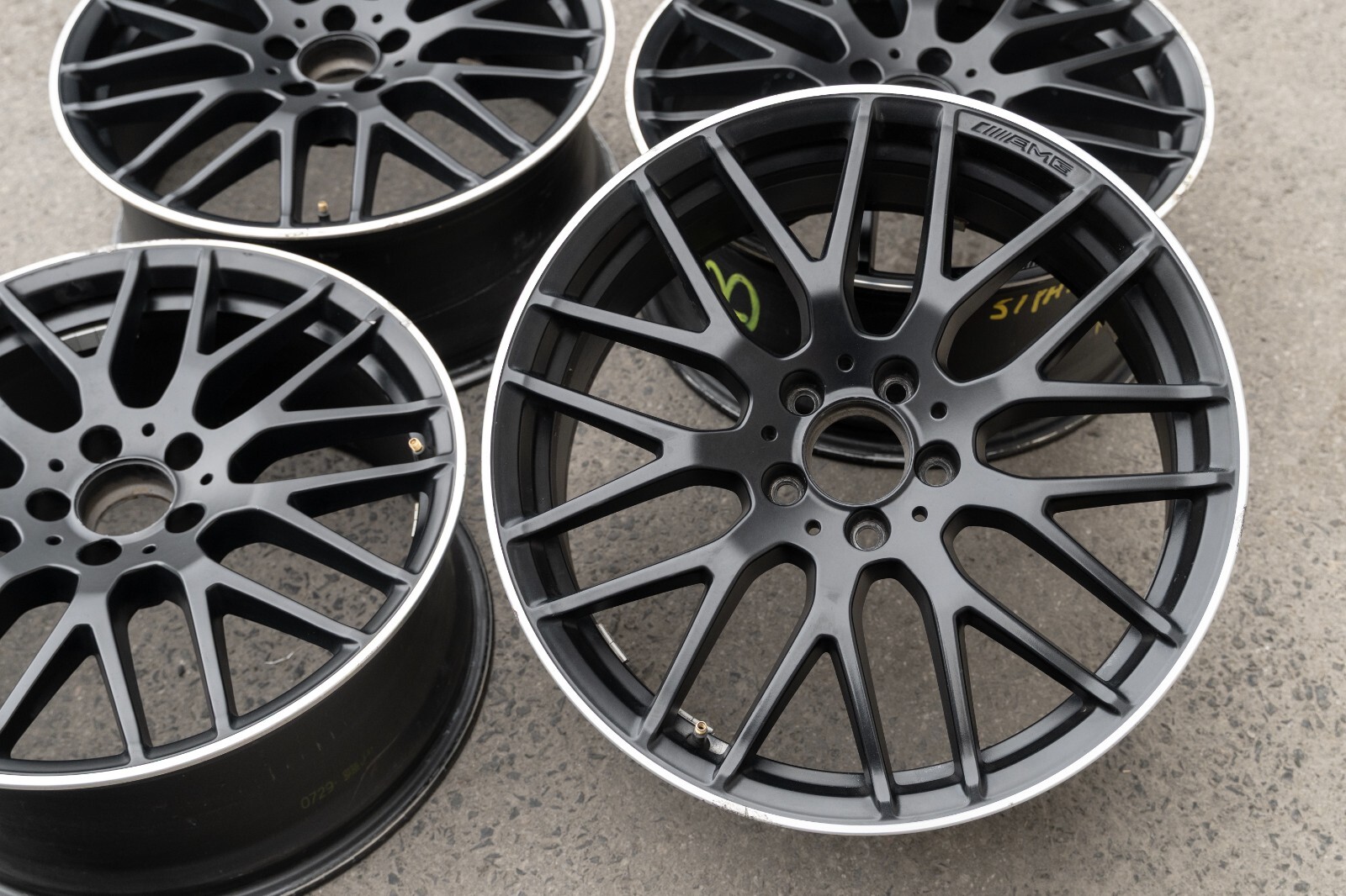 Mercedes A45 CLA45 AMG 19" inch rim OEM 2014-2018 Genuine Original wheel SET - Image 8