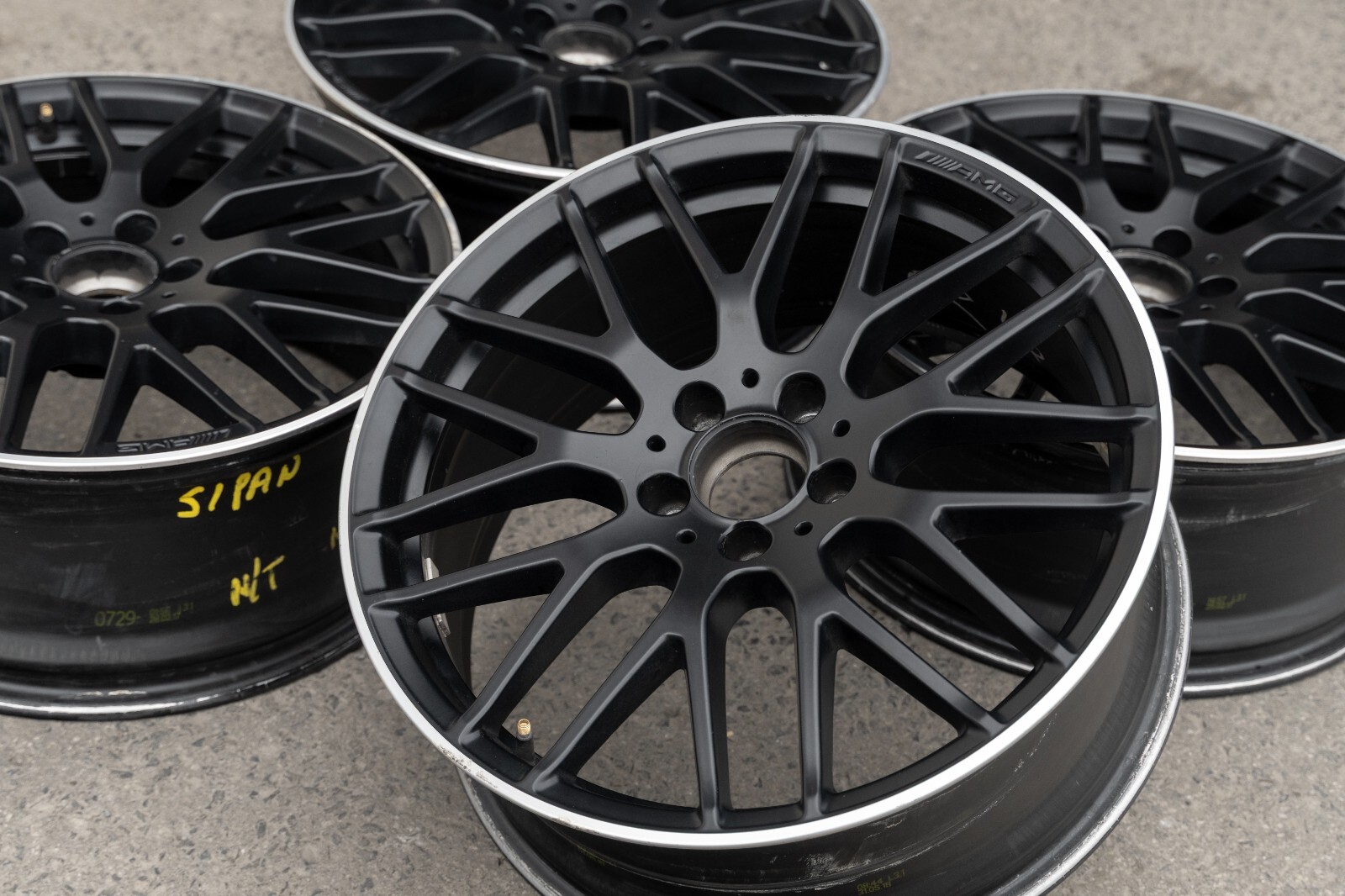 Mercedes A45 CLA45 AMG 19" inch rim OEM 2014-2018 Genuine Original wheel SET - Image 15