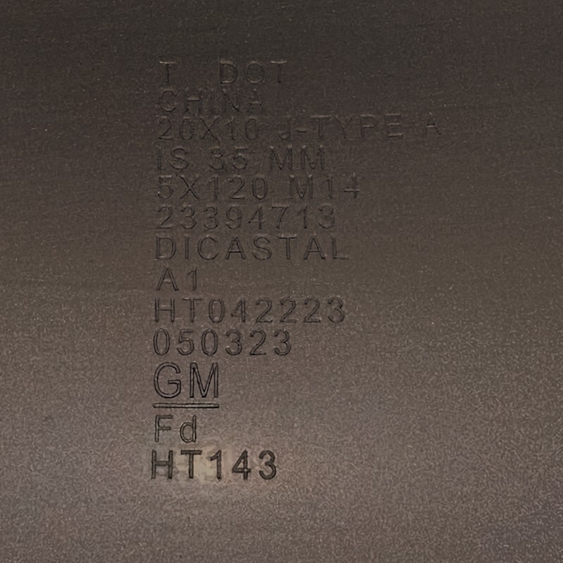 Chevrolet Corvette Z06 C8 20"/21" inch rim Genuine Gold Forged OEM Wheel Set - Image 9