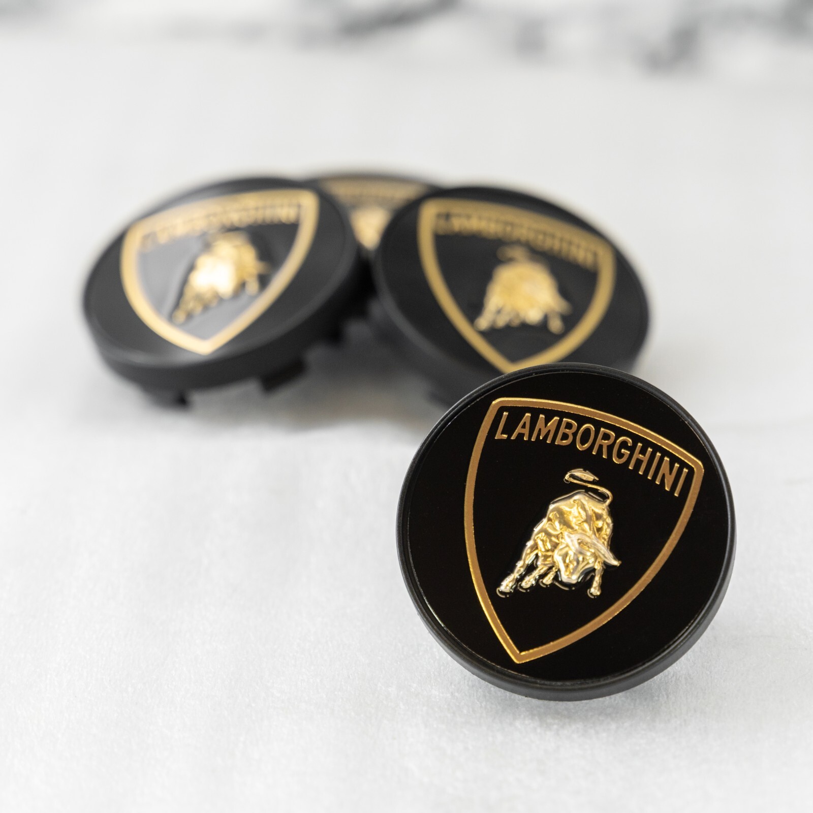 Lamborghini Aventador Huracan Murcielago Urus OEM Genuine Factory Center cap set