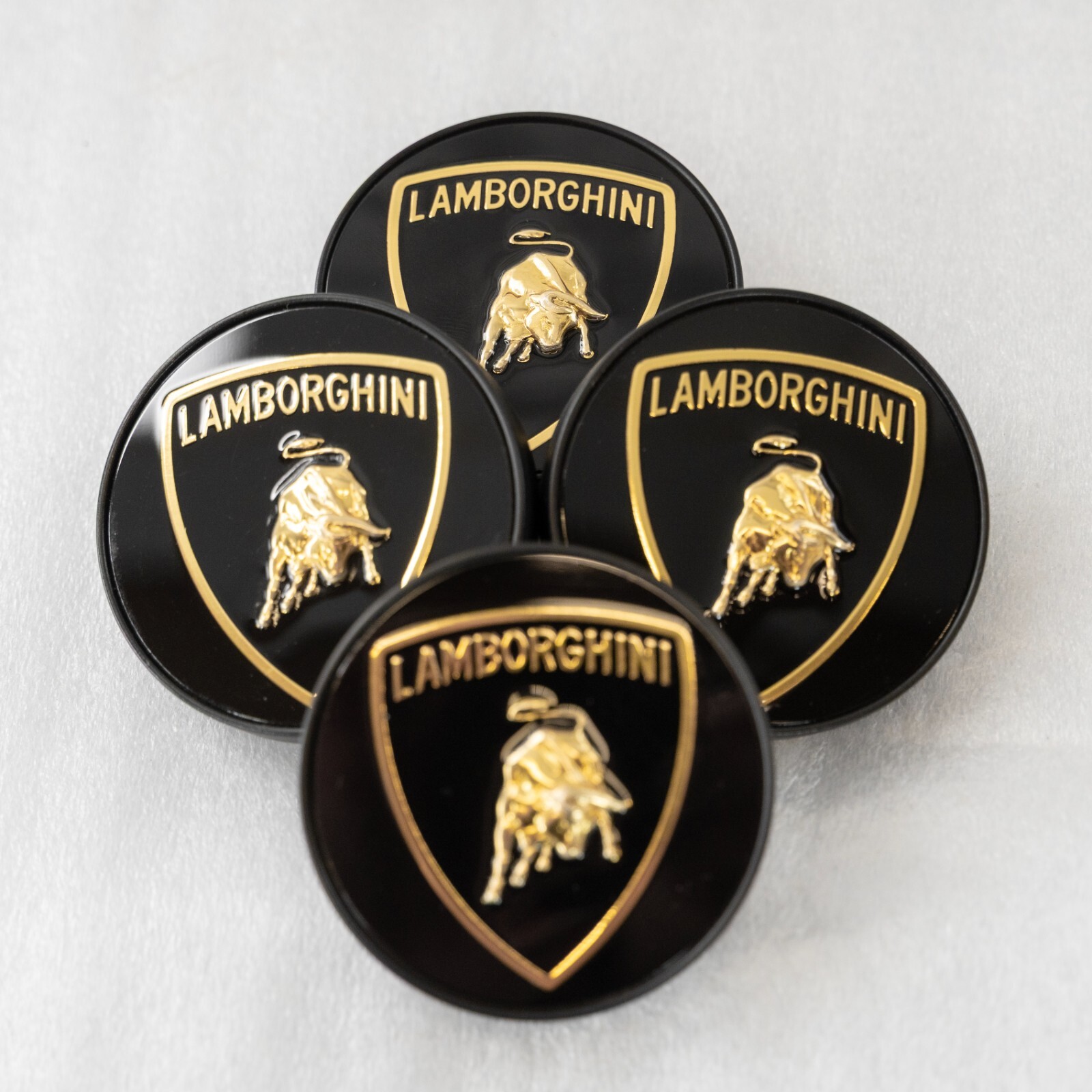 Lamborghini Aventador Huracan Murcielago Urus OEM Genuine Factory Center cap set – Image 2