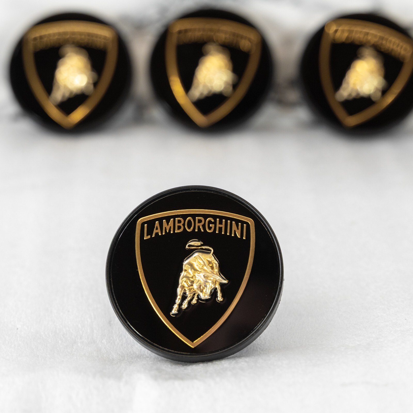 Lamborghini Aventador Huracan Murcielago Urus OEM Genuine Factory Center cap set – Image 9