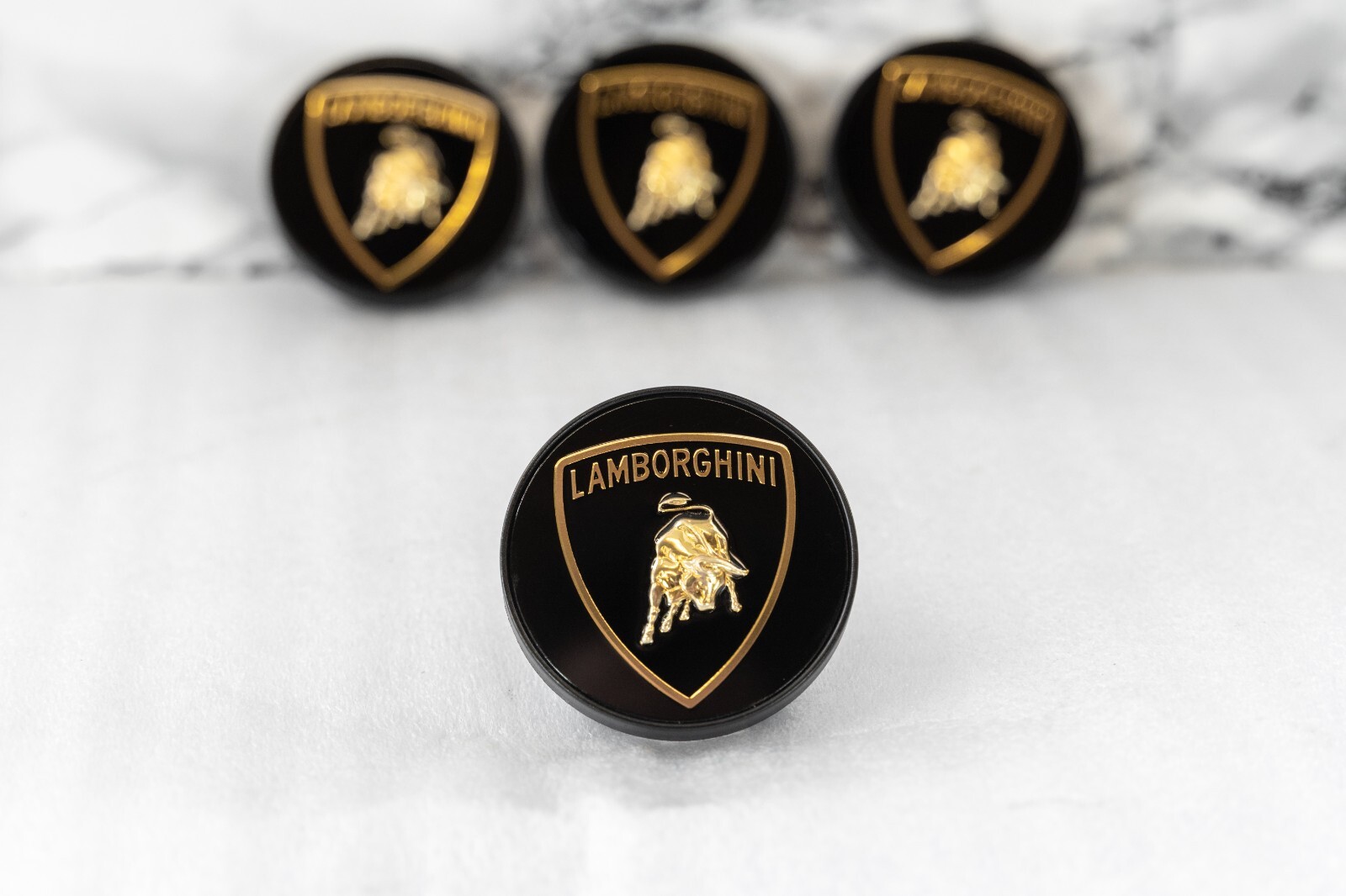 Lamborghini Aventador Huracan Murcielago Urus OEM Genuine Factory Center cap set – Image 17