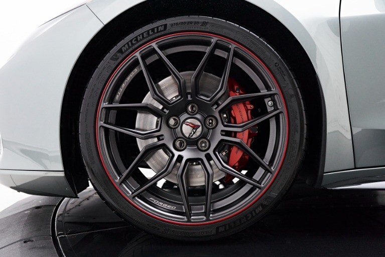 Chevrolet Corvette Z06 C8 20"/21" inch rim Genuine Red lip Forged OEM Wheel Set – Image 8