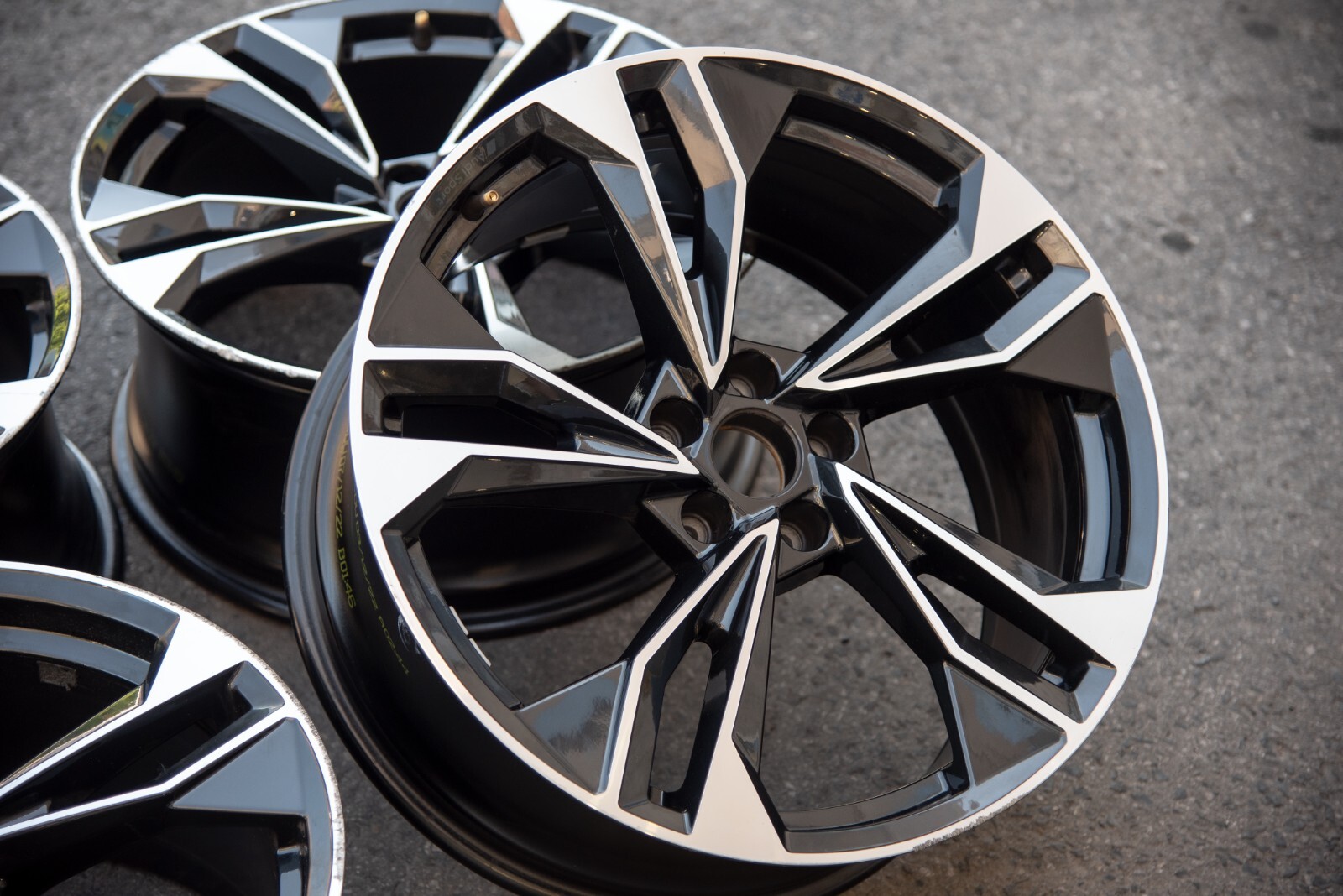 Audi A5 S5 20" inch rim OEM 2020 2021 2022 2023 Genuine Polygon Wheel Set of 4 - Image 6