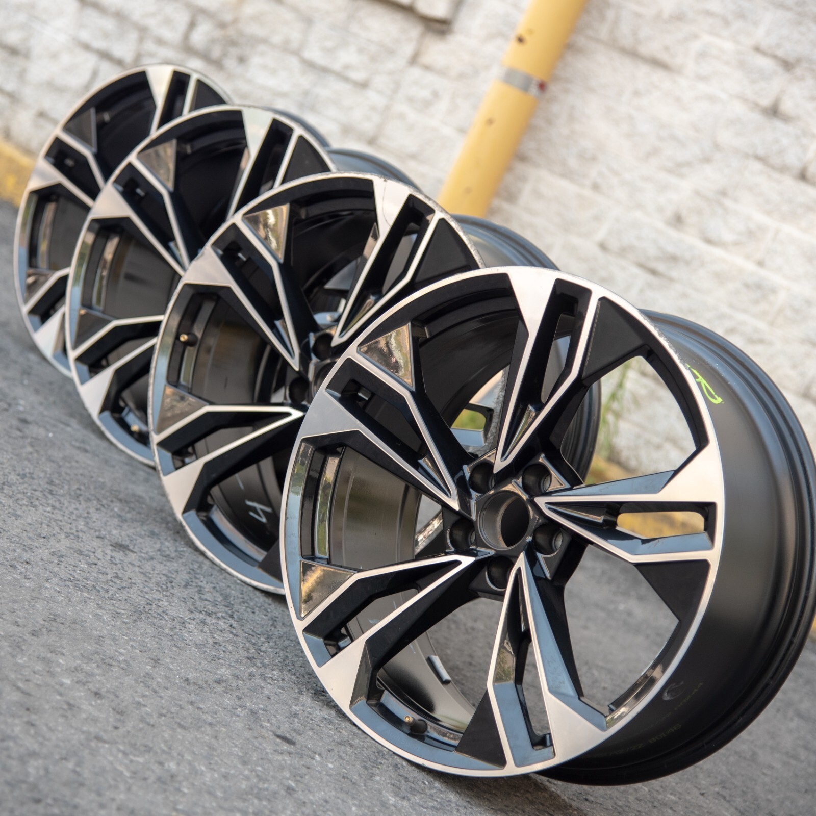 Audi A5 S5 20" inch rim OEM 2020 2021 2022 2023 Genuine Polygon Wheel Set of 4 - Image 22