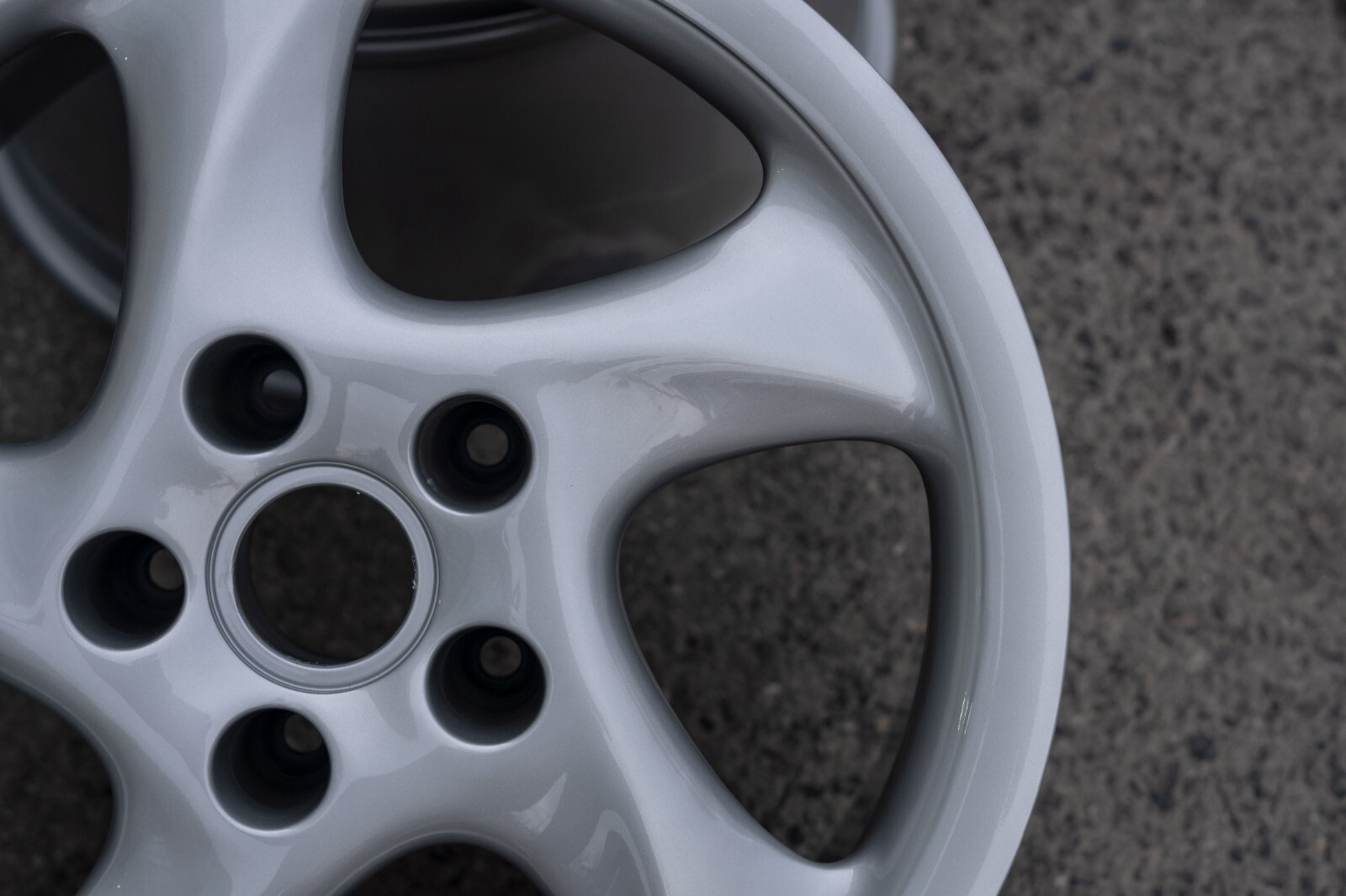 Porsche 911 993 Turbo ET40 WIDEBODY 18" inch rim Hollow Spoke Genuine Wheel SET - Image 12