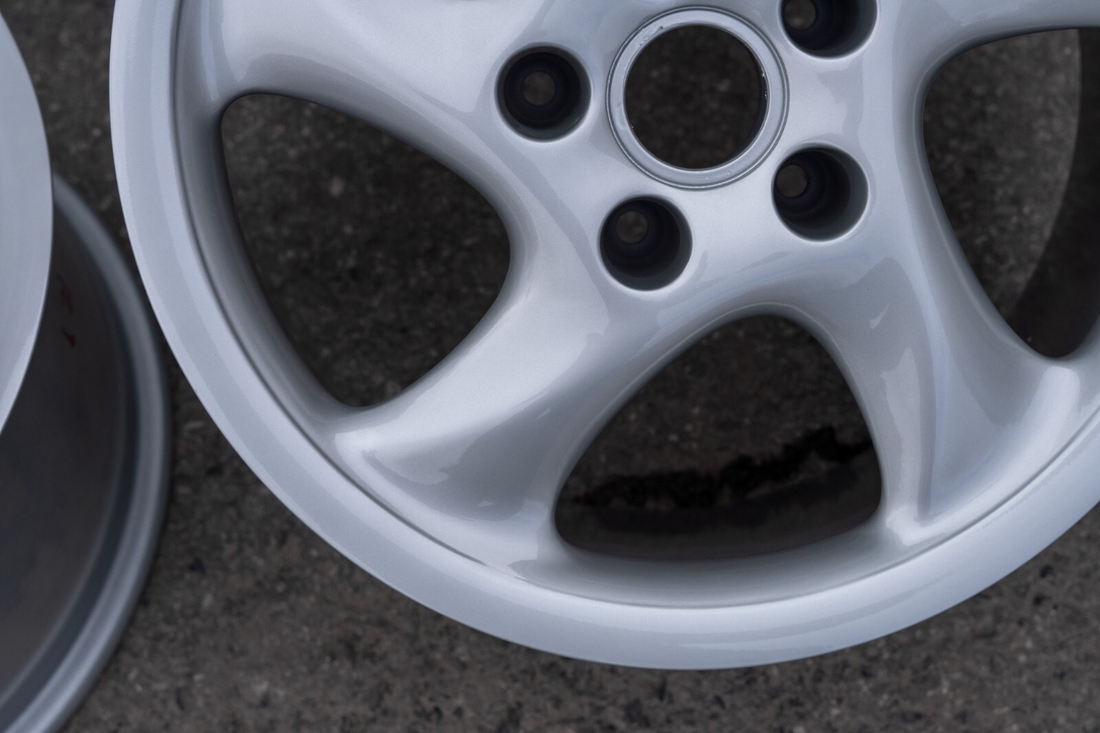 Porsche 911 993 Turbo ET40 WIDEBODY 18" inch rim Hollow Spoke Genuine Wheel SET - Image 18