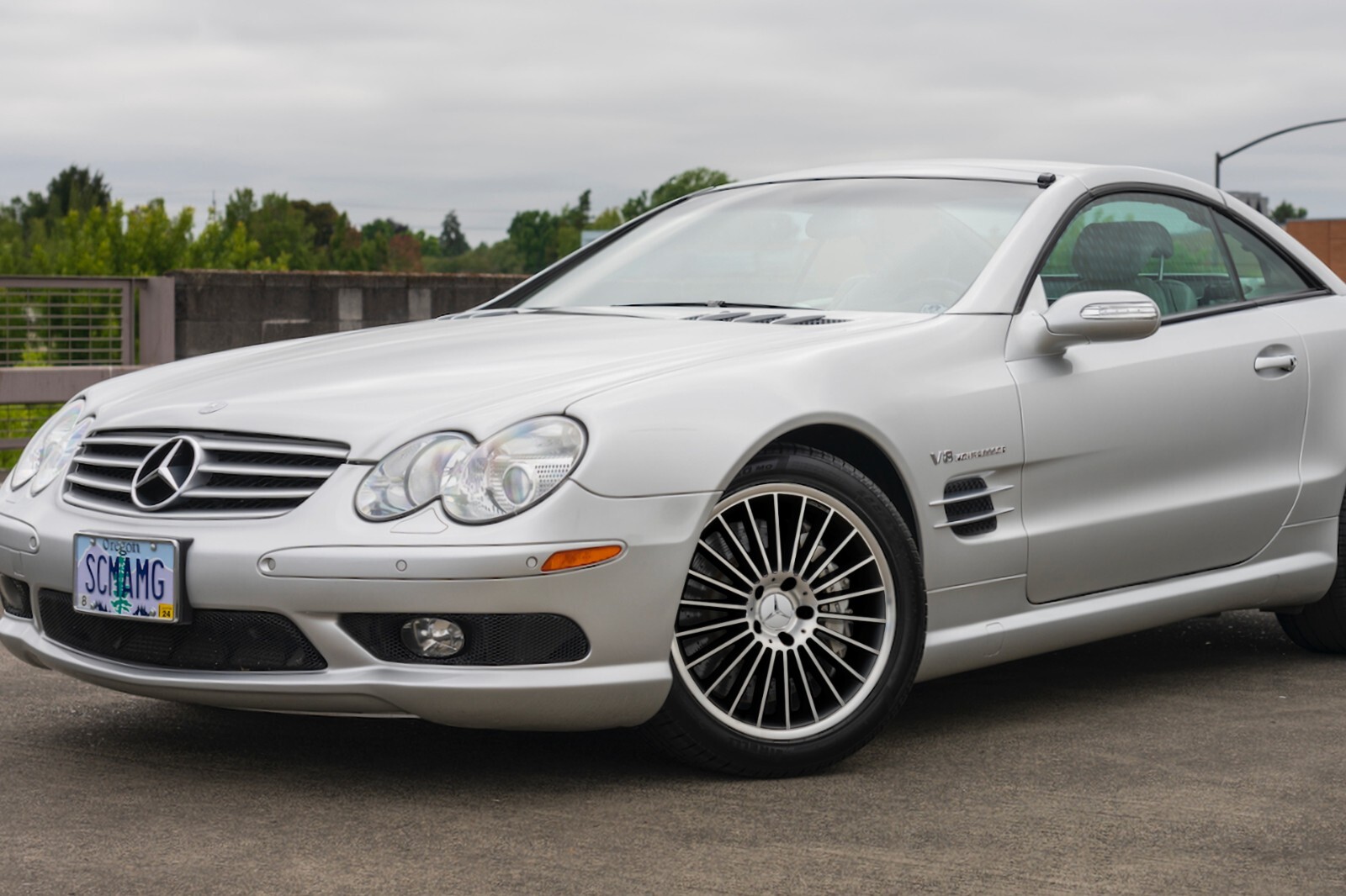 Mercedes SL500 SL55 AMG 18" inch rim OEM 2003 2004 2005 2006 Genuine wheel SET - Image 2