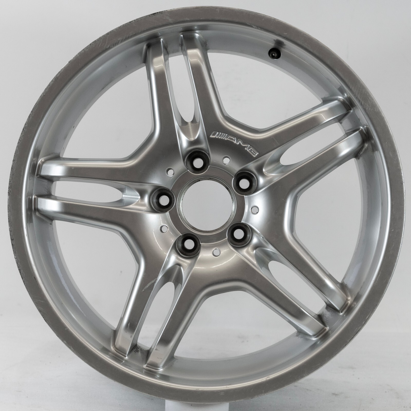 Mercedes C32 C55 AMG 18" Rear rim OEM 2002 2003 2004 2005 2006 2007 2008 Wheel - Image 2
