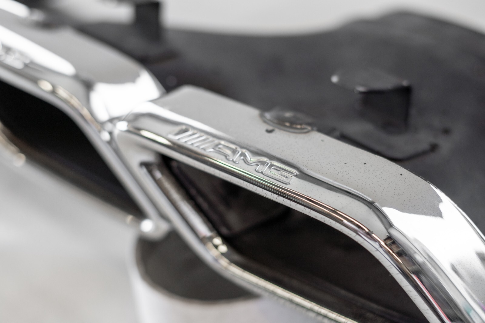 Mercedes C63 GLE63 S63 SL63 AMG s Exhaust Tip OEM Set of 2 Chrome 2015-2019 - Image 5