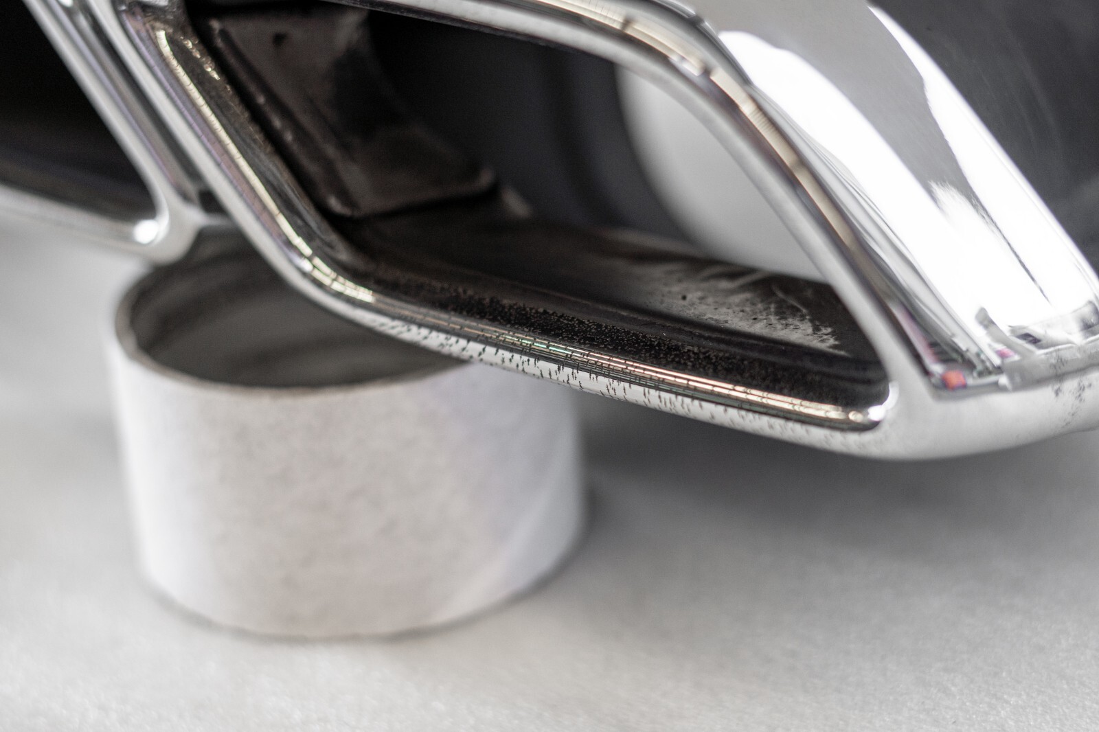 Mercedes C63 GLE63 S63 SL63 AMG s Exhaust Tip OEM Set of 2 Chrome 2015-2019 - Image 7