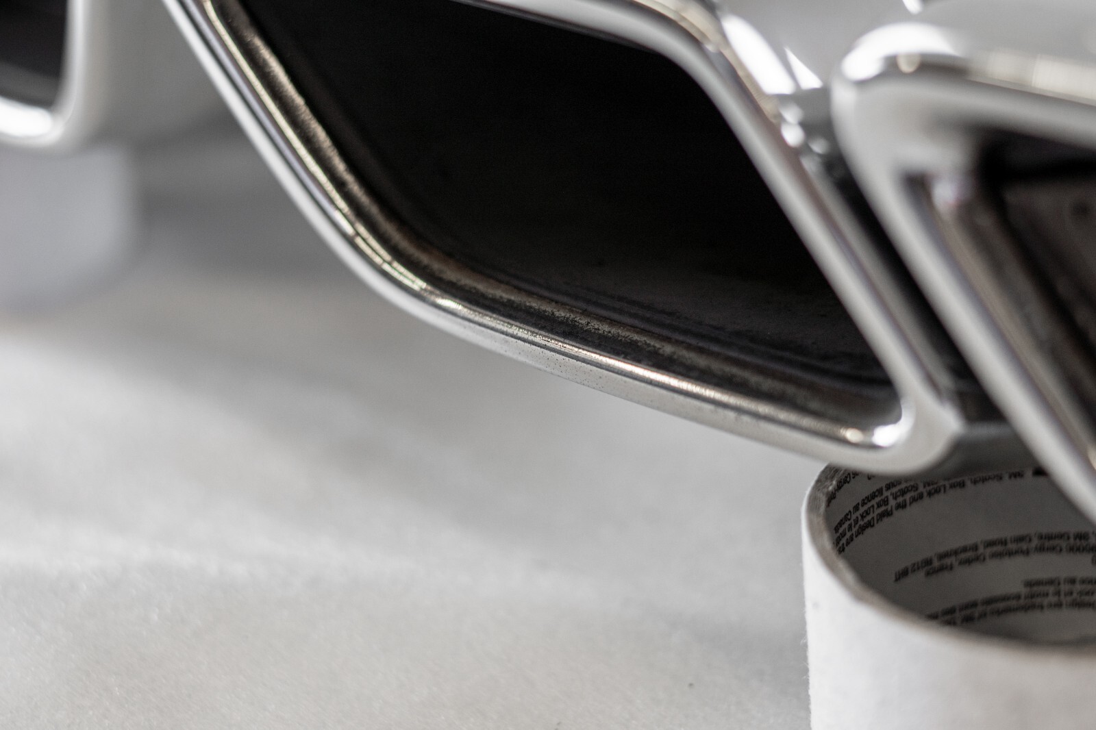 Mercedes C63 GLE63 S63 SL63 AMG s Exhaust Tip OEM Set of 2 Chrome 2015-2019 - Image 8