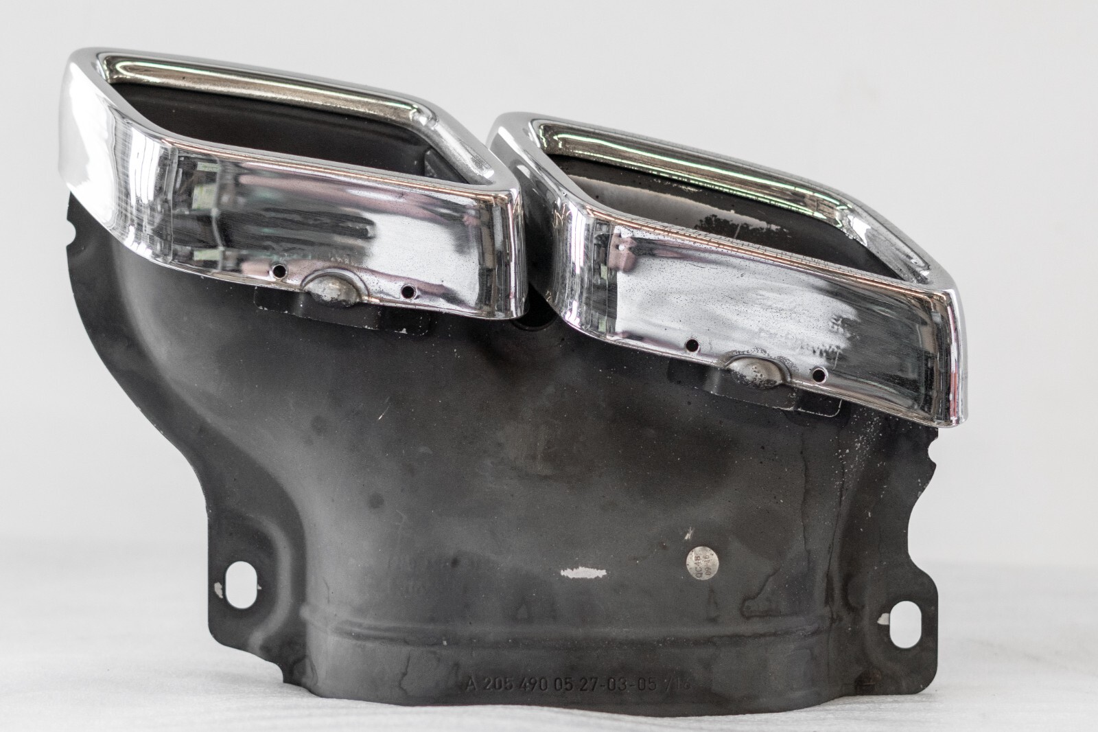 Mercedes C63 GLE63 S63 SL63 AMG s Exhaust Tip OEM Set of 2 Chrome 2015-2019 - Image 10