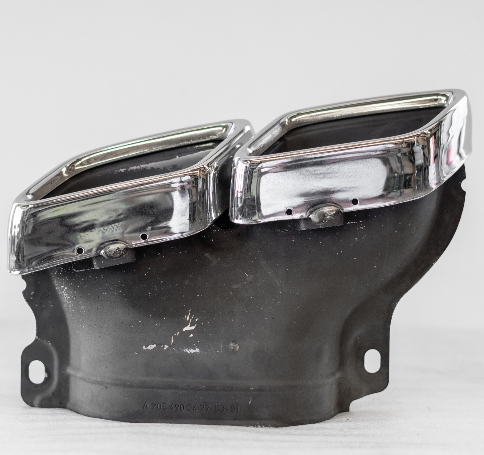 Mercedes C63 GLE63 S63 SL63 AMG s Exhaust Tip OEM Set of 2 Chrome 2015-2019 - Image 15