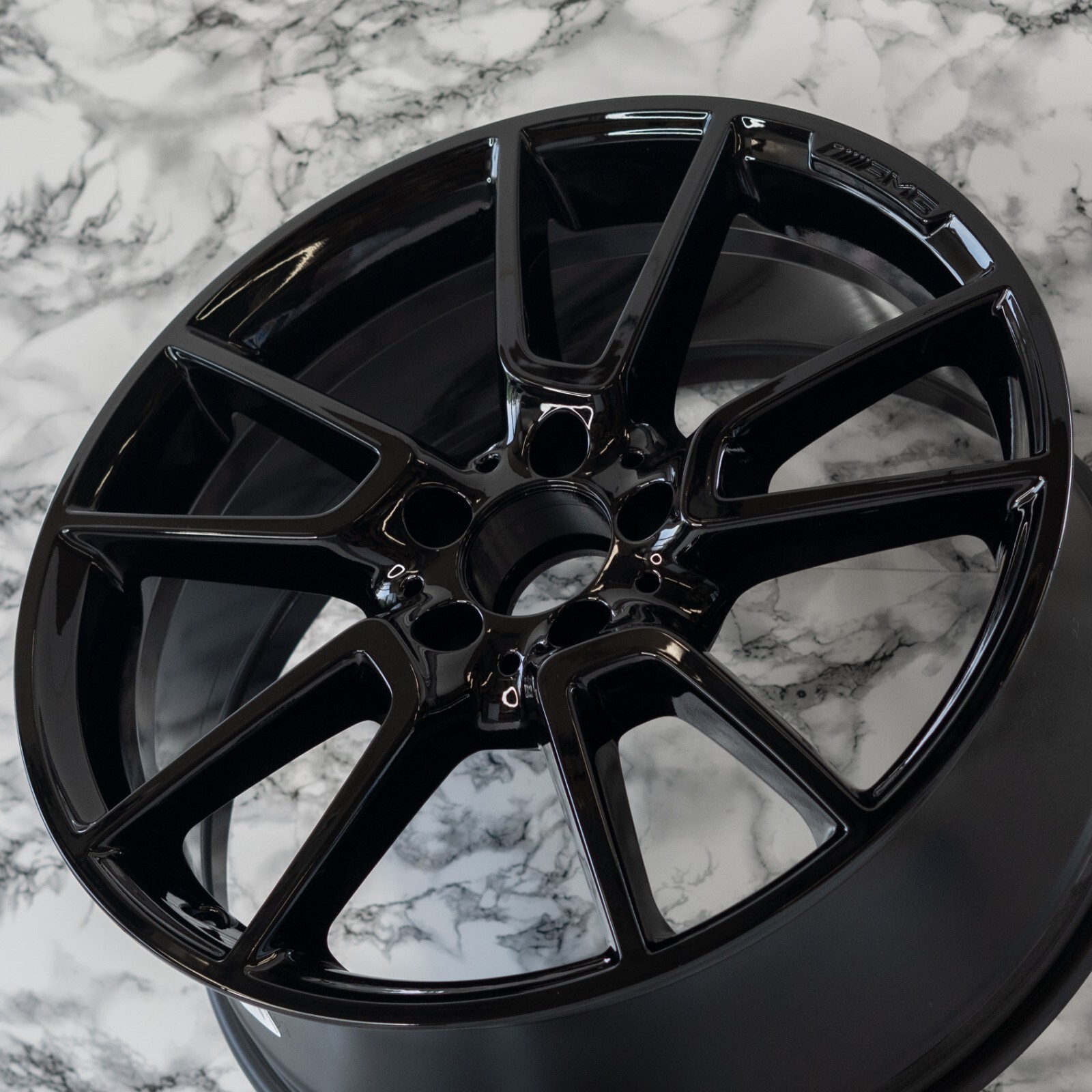 Mercedes C300 C400 19" inch rear rim OEM 2015-2022 Genuine Original AMG wheel - Image 3