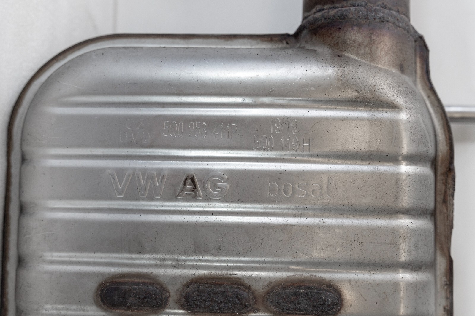 Volkswagen Golf R Rear Resonator OEM 2014 2015 2016 2017 2018 2019 Genuine MK7 – Image 10