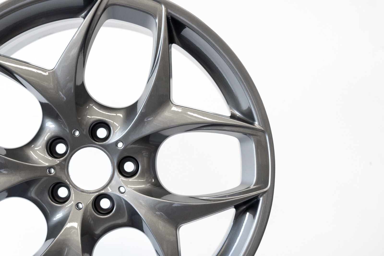 BMW X5 X6 X5M X6M 21" Inch Rim OEM 2008 2009 2010 2011 2013 2014 215 wheel set – Image 8