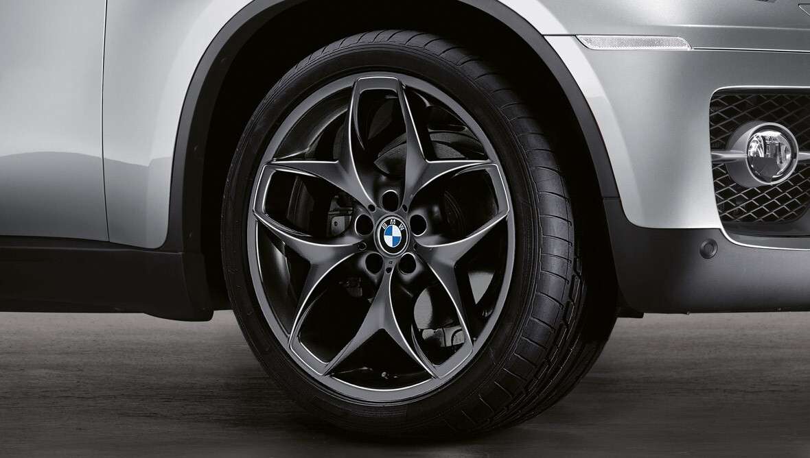 BMW X5 X6 X5M X6M 21" Inch Rim OEM 2008 2009 2010 2011 2013 2014 215 wheel set – Image 6