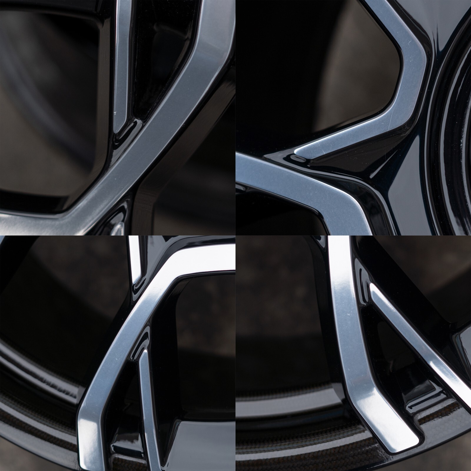 Rolls Royce Ghost 21" inch rim OEM Black Badge Carbon Fiber 2020-2024 Wheel SET - Image 17