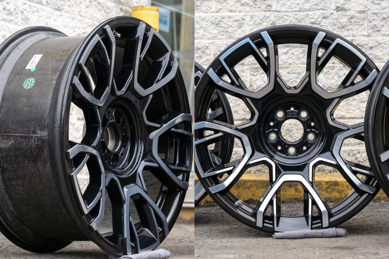 Rolls Royce Ghost 21" inch rim OEM Black Badge Carbon Fiber 2020-2024 Wheel SET - Image 22
