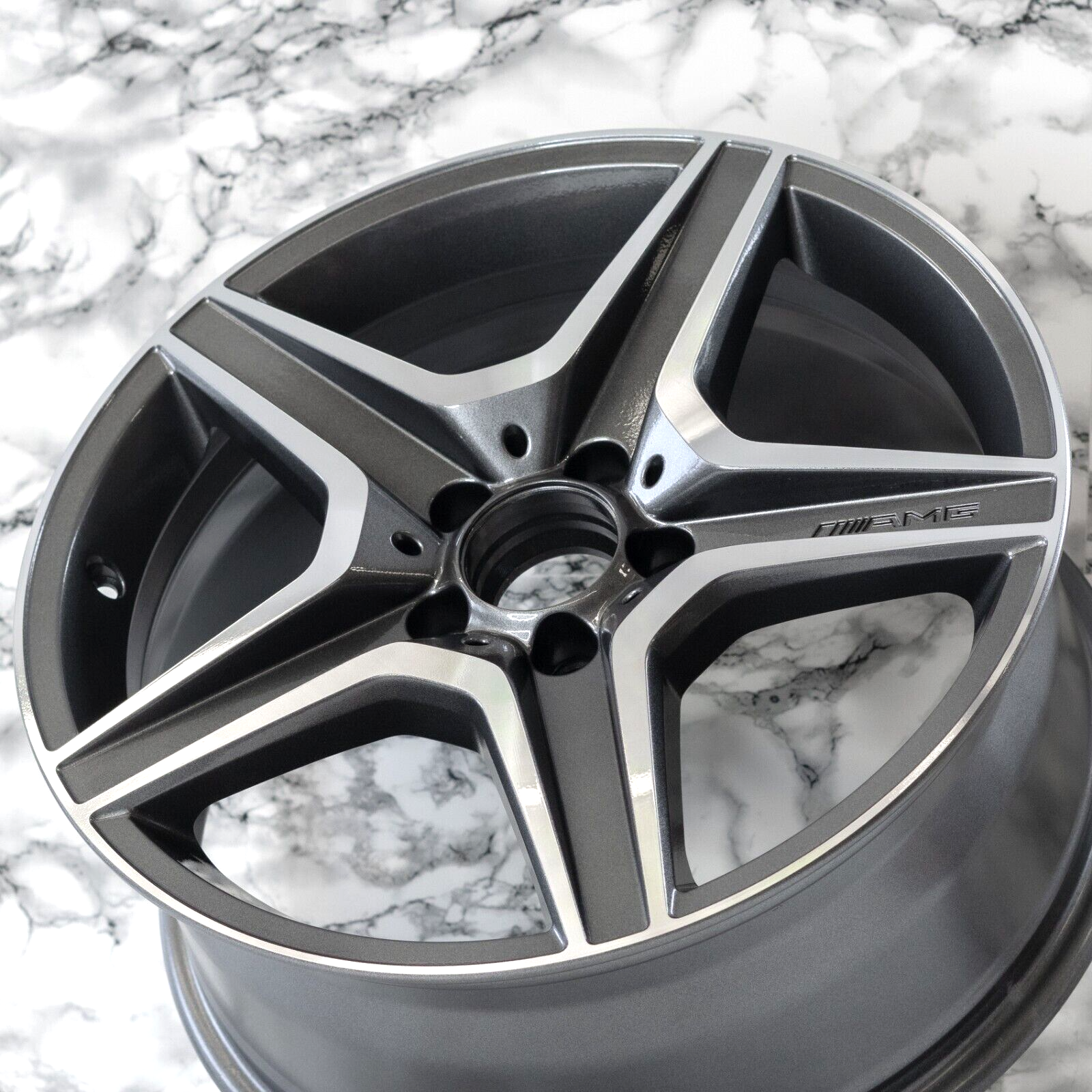 Mercedes C63 AMG 18" inch Rear rim OEM 2008 2009 2010 2011 2012 2013 2014 Wheel