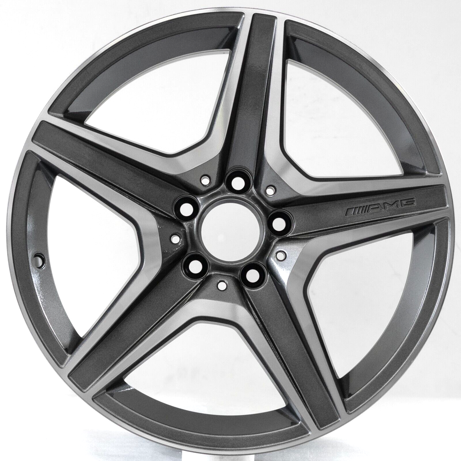 Mercedes C63 AMG 18" inch Rear rim OEM 2008 2009 2010 2011 2012 2013 2014 Wheel – Image 2