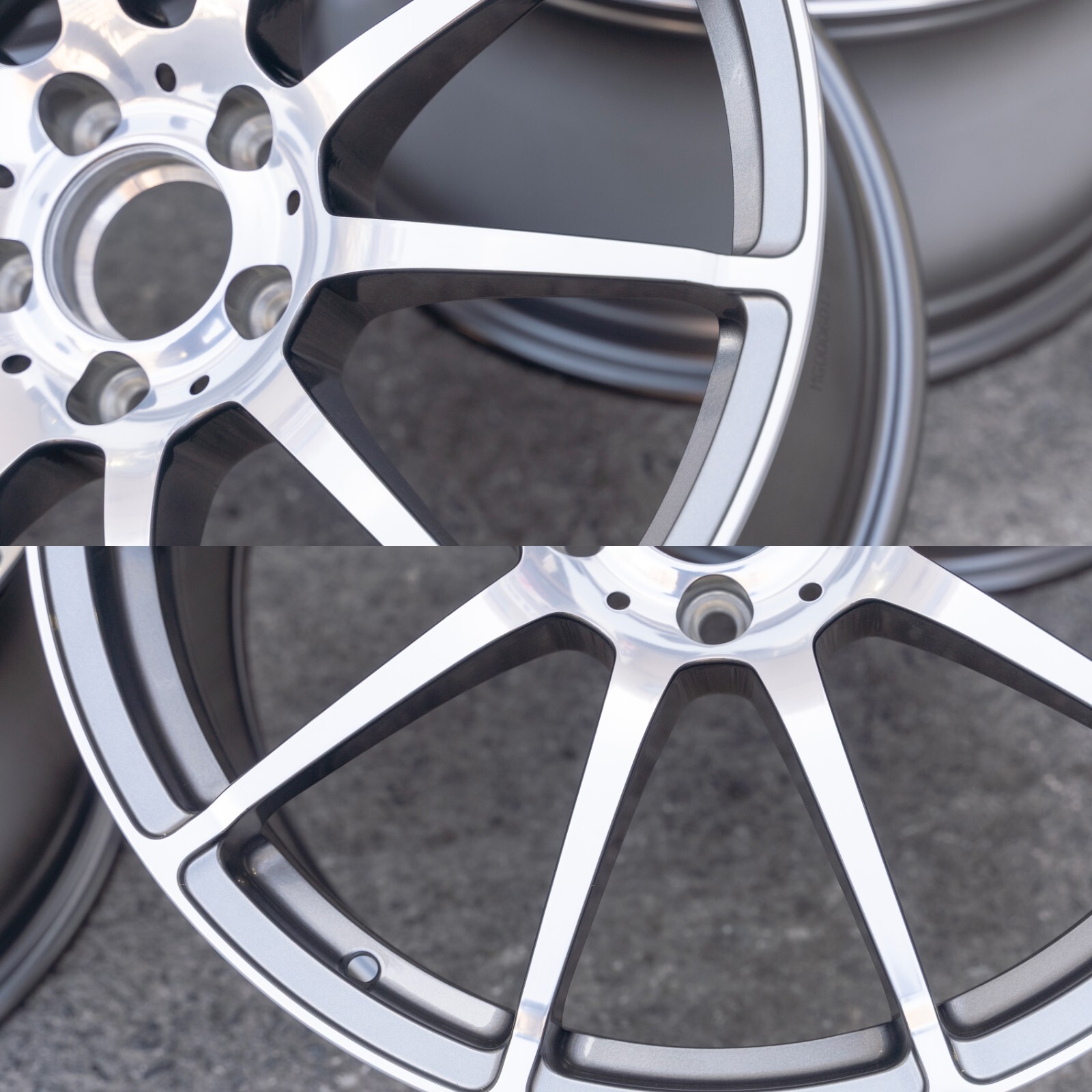 Mercedes C63 Black series Genuine Original Staggered Widebody AMG Wheel set OEM - Image 13