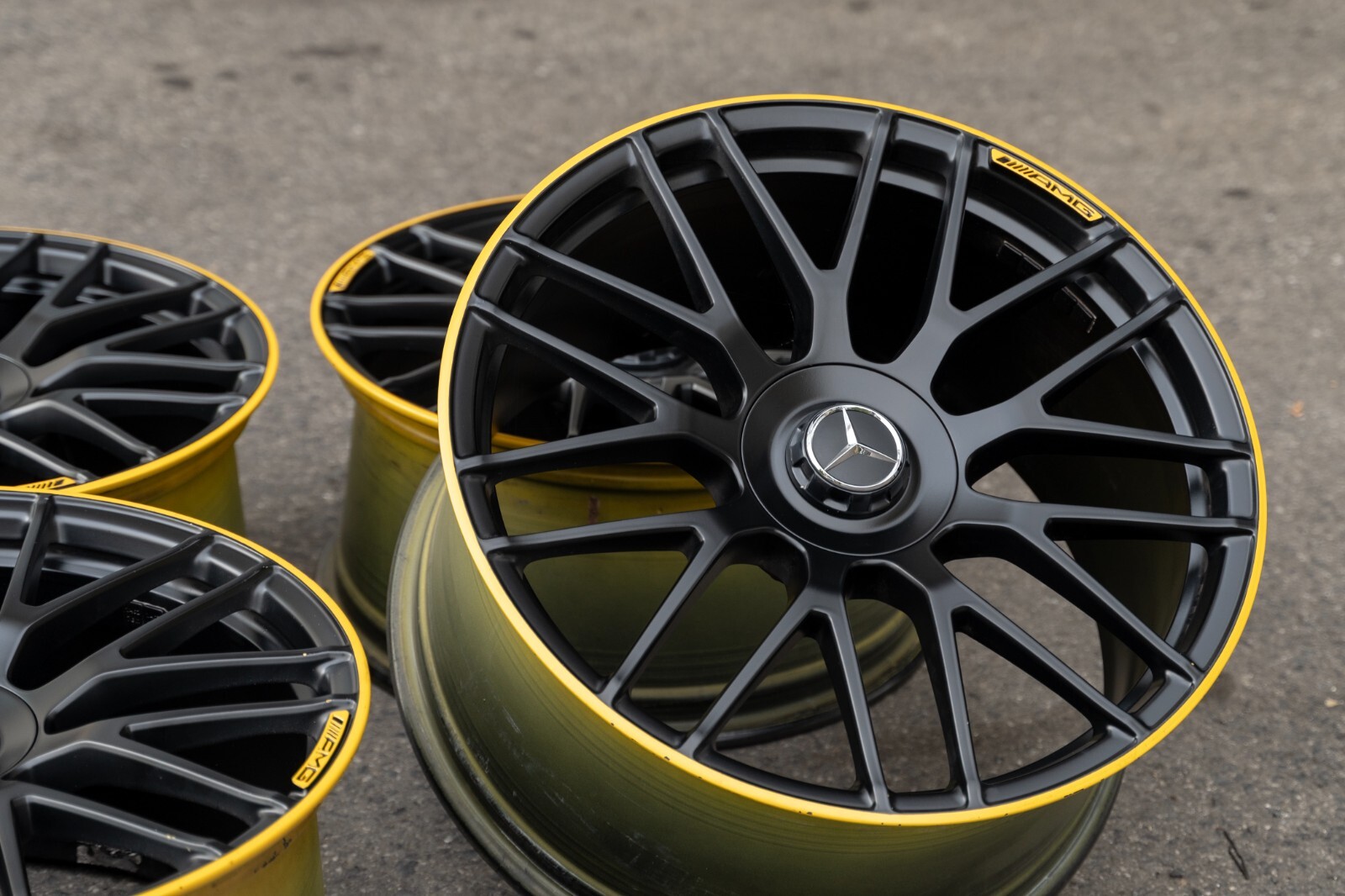 Mercedes C63 C63s AMG 19" & 20" rim OEM Edition 1 Forged Wheel SET 2017-2023 – Image 17