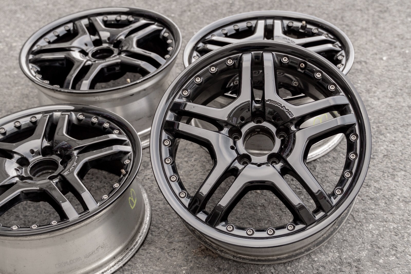 Mercedes SLK350 SLK55 AMG 18" rim OEM 2006 2007 2008 2009 2010 2011 Wheel SET - Image 10
